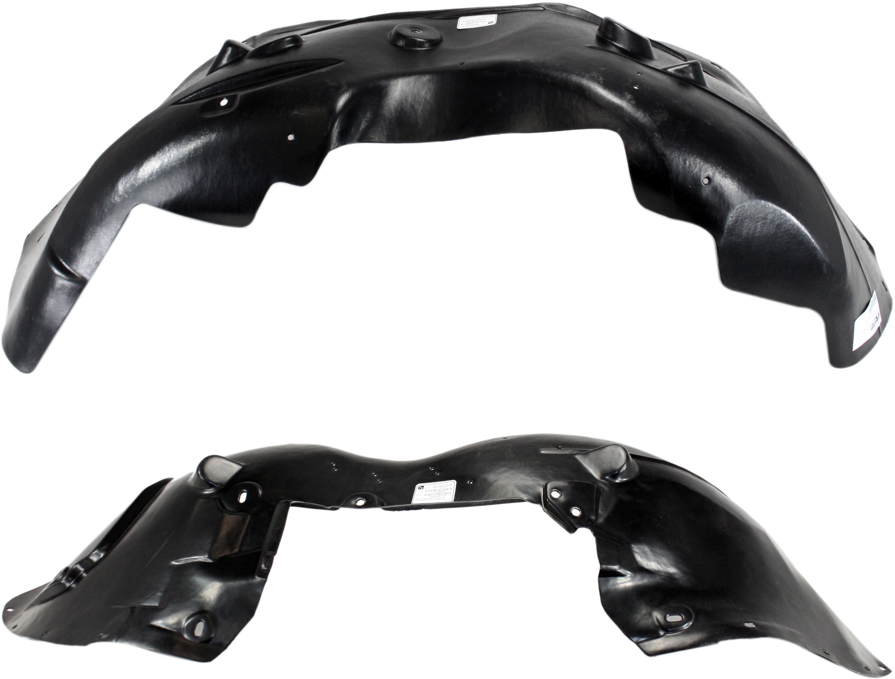 Front Fender Liner Pair/Set for 2007-2014 Cadillac Escalade, Right (Passenger) and Left (Driver), Replacement