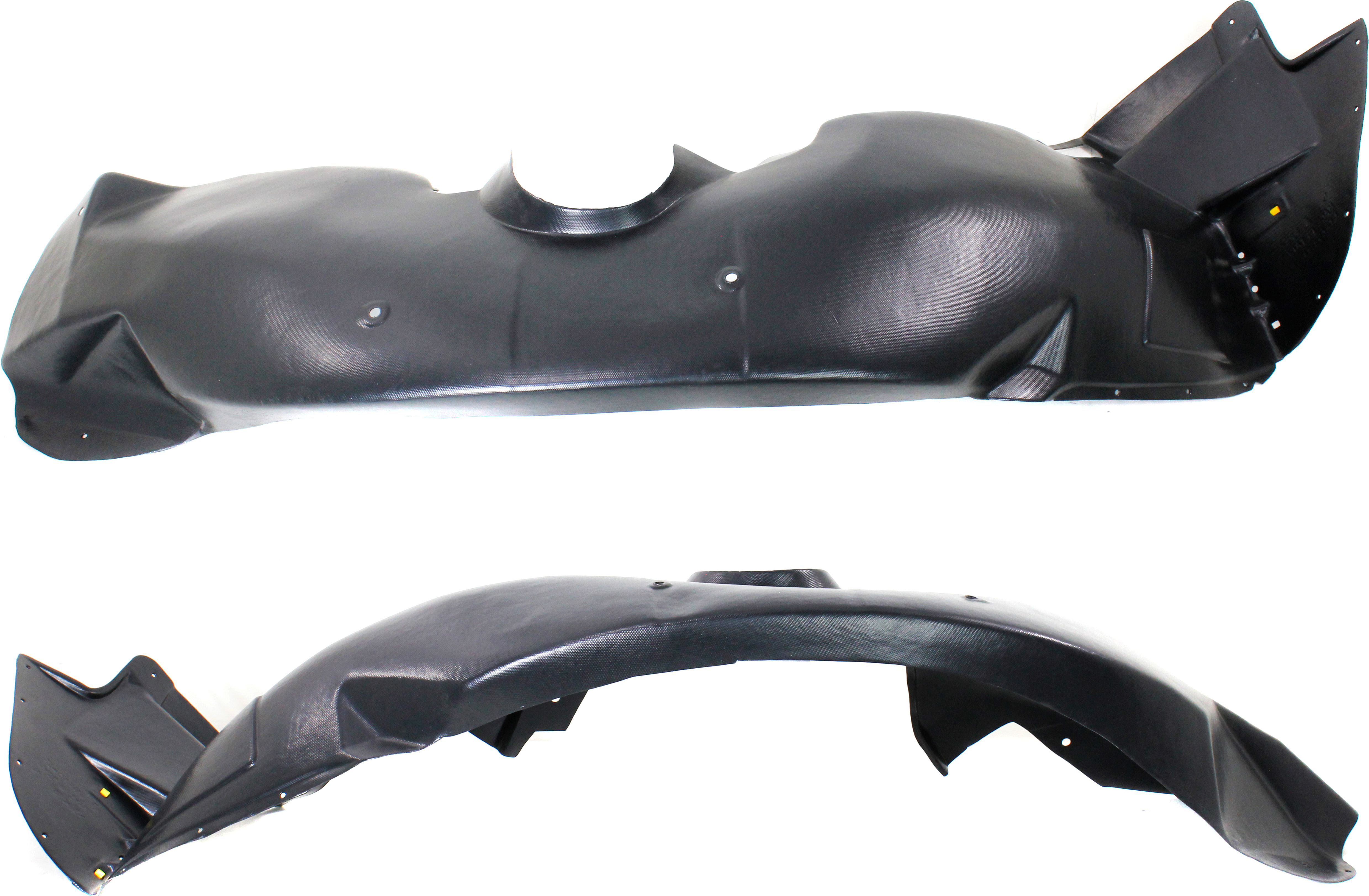 Front Fender Liner Pair/Set for 2012-2015 Chevrolet Camaro ZL1 Model Convertible/Coupe, Right (Passenger) and Left (Driver) Replacement