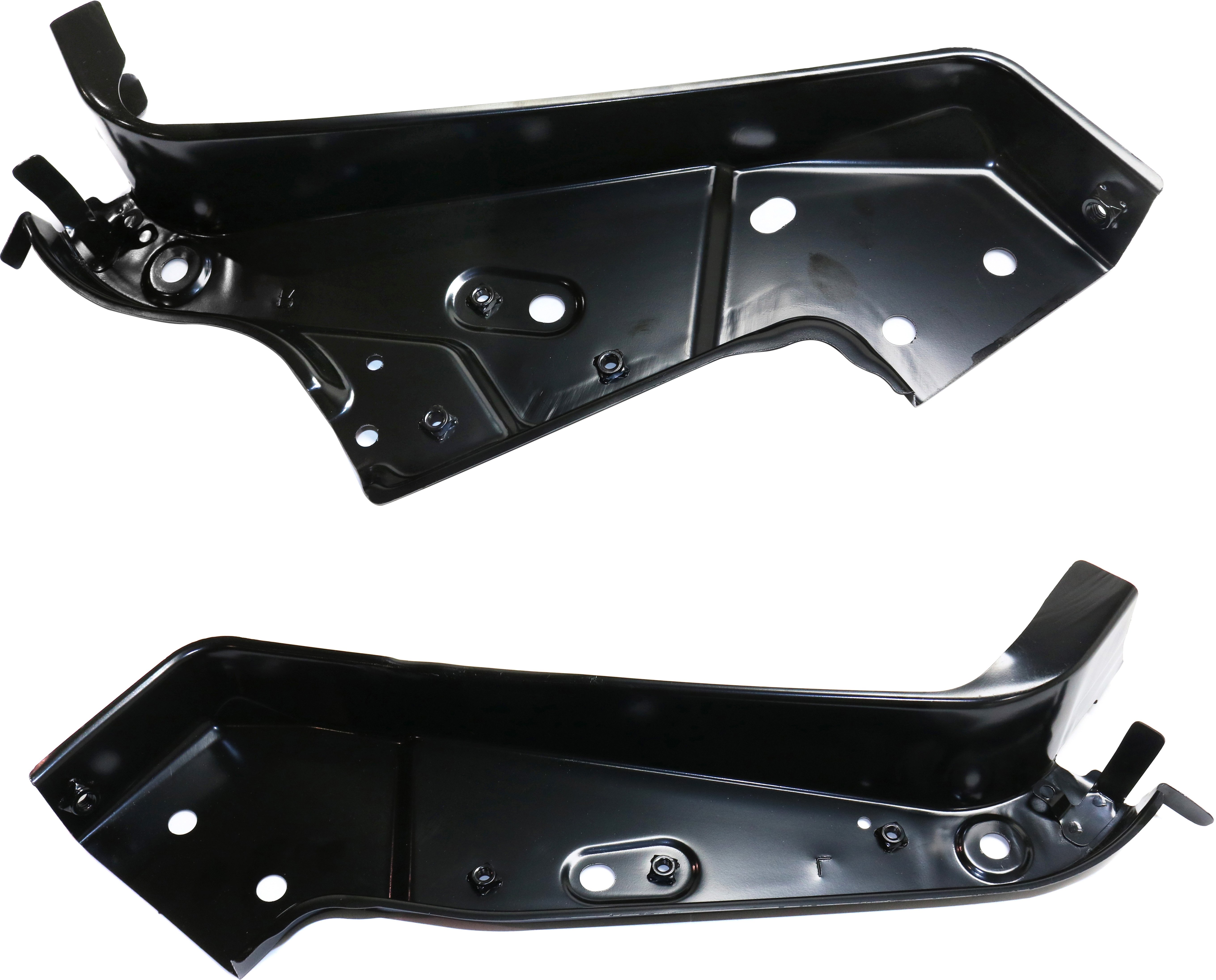 Pair/Set - Radiator Support Upper for Chevrolet City Express 2015-2018, Right (Passenger) and Left (Driver) Tie Bar, Steel Replacement Set