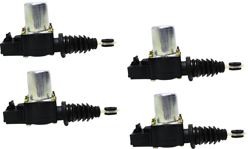 Door Lock Actuator Pair/Set for Buick Century 1977-1996 / 1985-2005 Chevrolet Astro - Pair/Set of 4, Front and Rear, Right (Passenger) and Left (Driver), Without Bracket Replacement