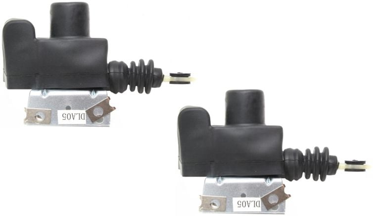 Door Lock Actuator Pair/Set for 1976-1991 Cadillac Toronado, 1985-2005 Safari with Right (Passenger) and Left (Driver) Sides, Including Brackets, Replacement