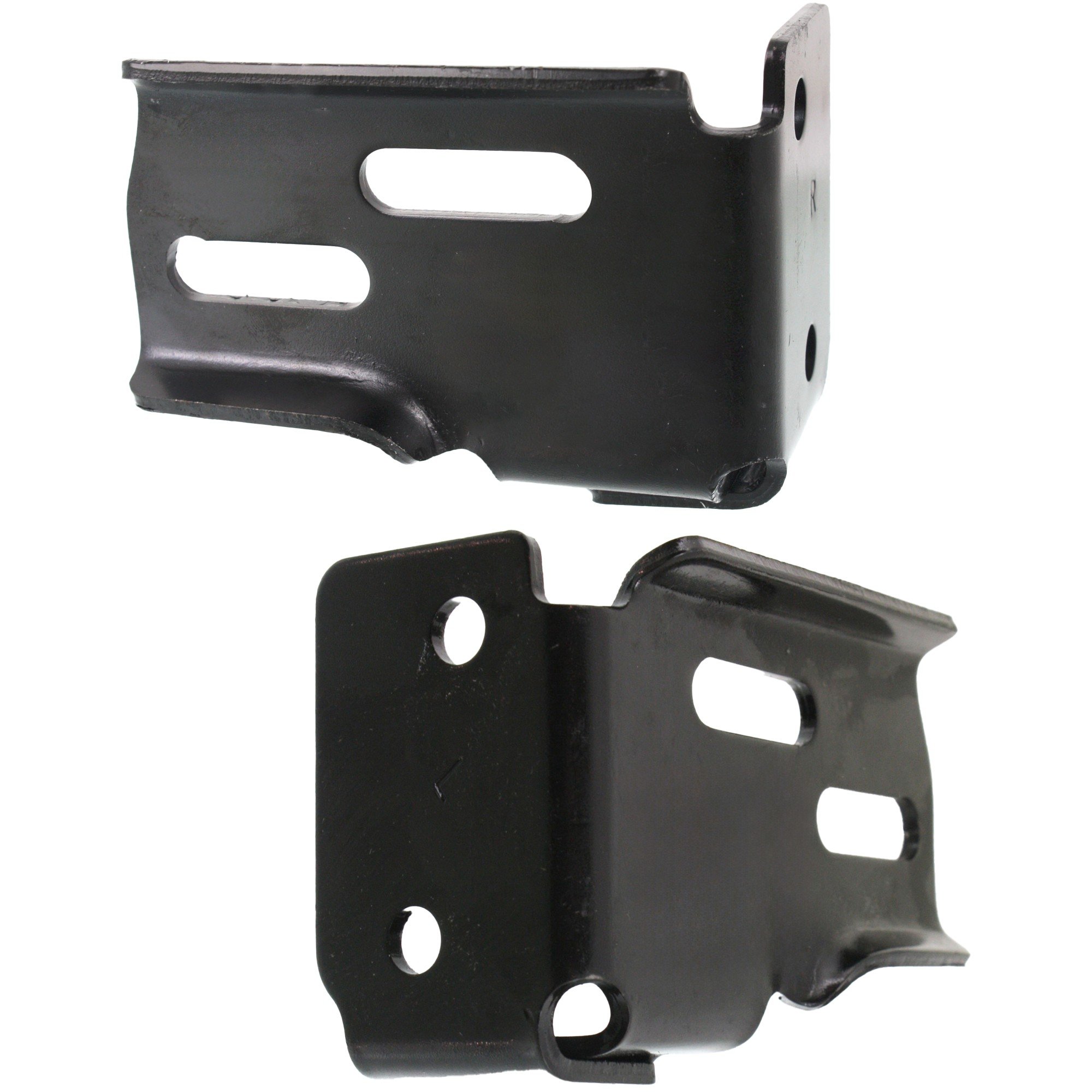 Rear Bumper Bracket Pair/Set for 1994-1997 Chevrolet S10 Pickup Fleetside Inner, Right (Passenger) and Left (Driver) Replacement