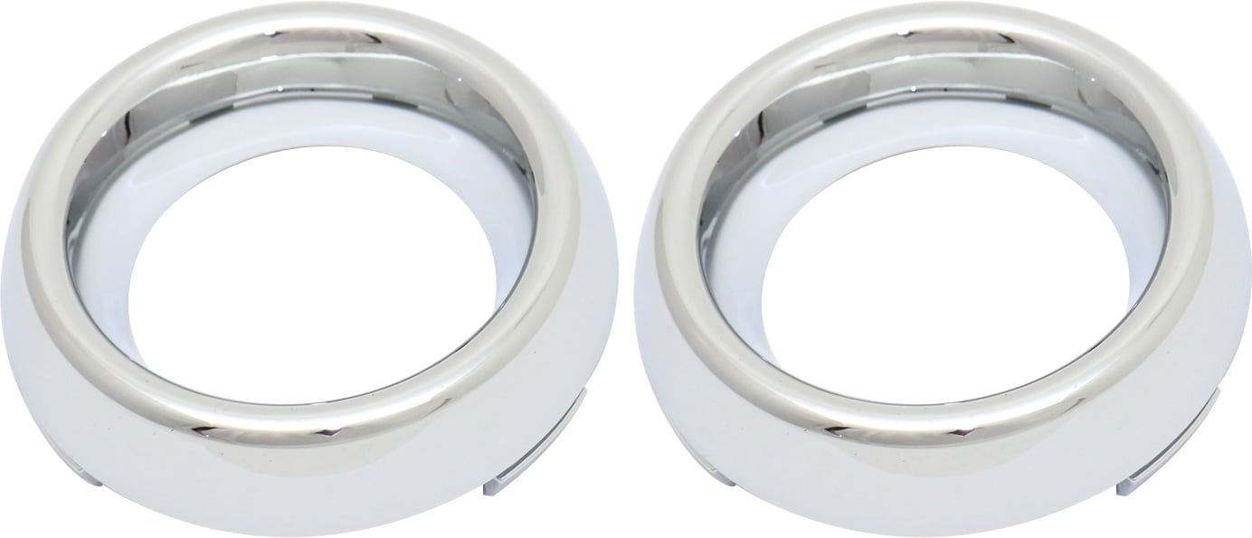Front Fog Light Molding Pair/Set for Dodge Durango 2014-2020, Chrome Inner Trim, Right (Passenger) and Left (Driver), Excludes SRT/Pursuit Models, Replacement