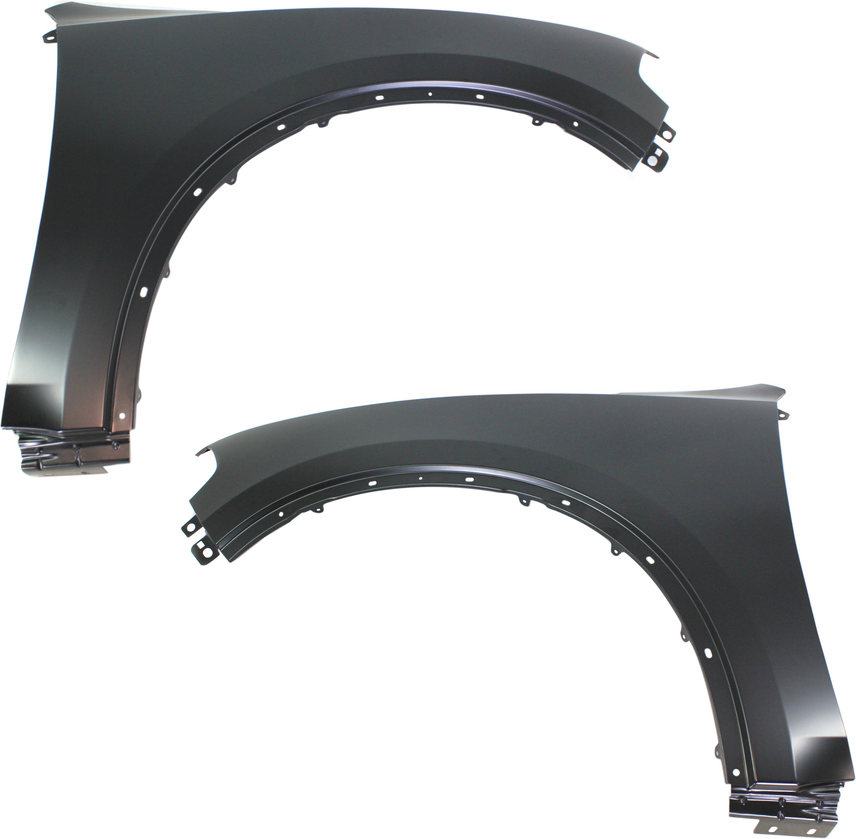 Primed (Ready to Paint) Steel Front Fender Pair/Set for 2011-2022 Dodge Durango, Includes Right (Passenger) & Left (Driver) Replacement