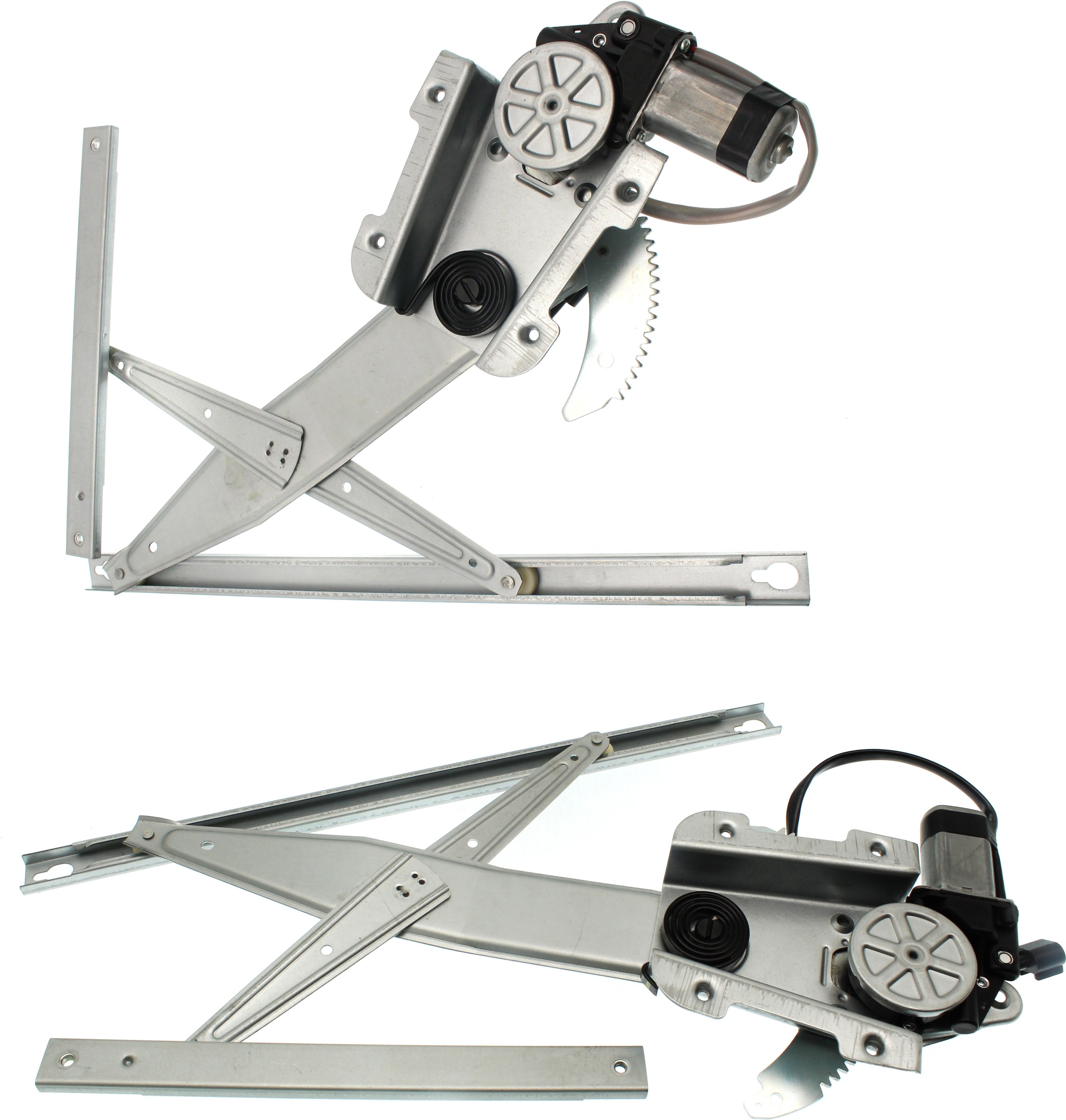 Front Window Regulator Pair/Set with Motor for 2004-2006 Dodge Durango, Right (Passenger) and Left (Driver) Power, Replacement