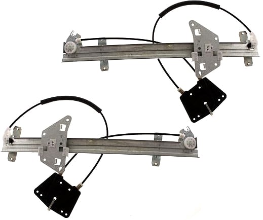 Front Window Regulator for Dodge Dakota 2000-2004 / Durango 2001-2003, Right (Passenger) and Left (Driver), Power, without Motor, Replacement Set