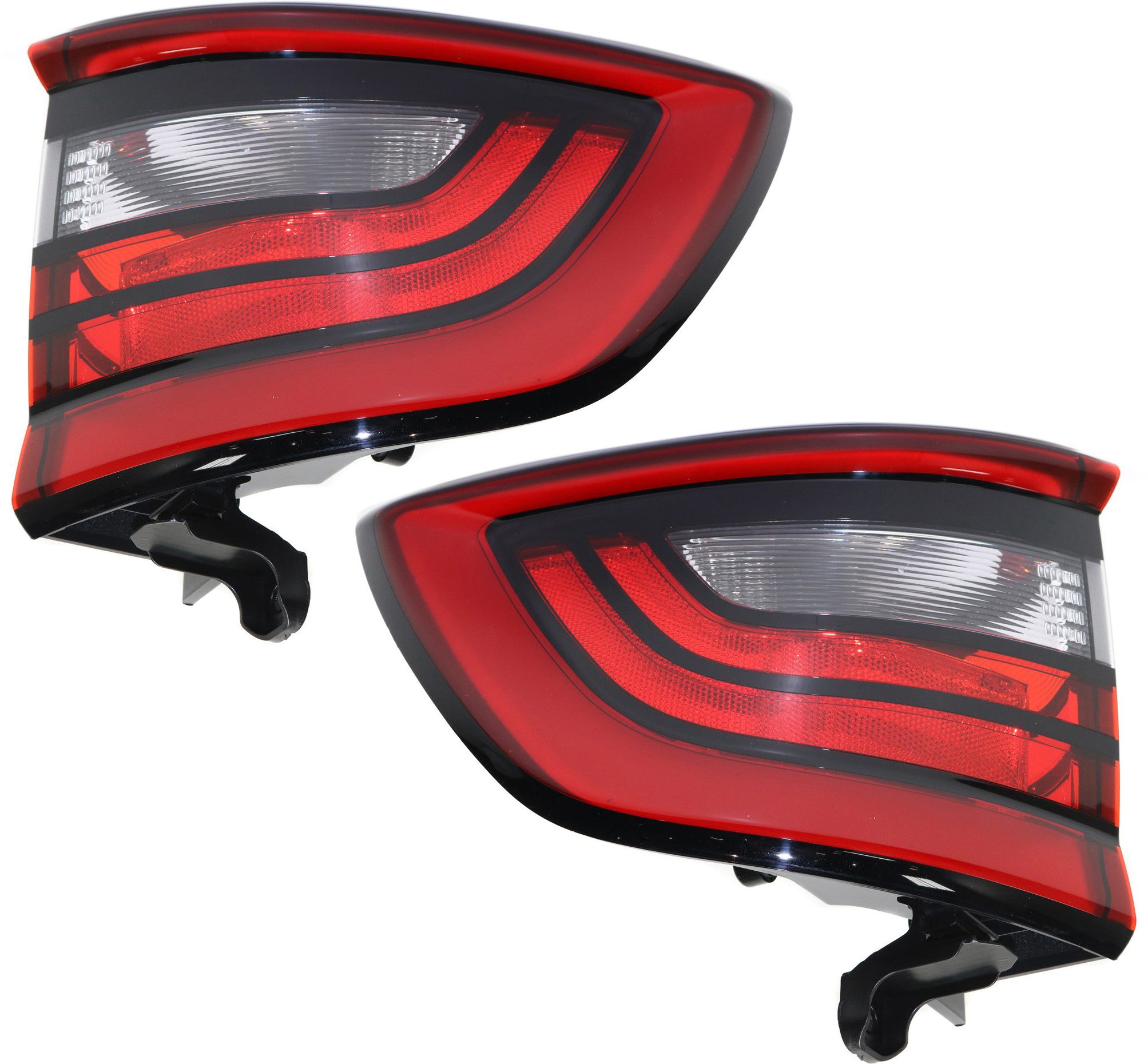 Outer Tail Light Assembly Pair/Set for 2014-2022 Dodge Durango, Right (Passenger) and Left (Driver) Side Replacement