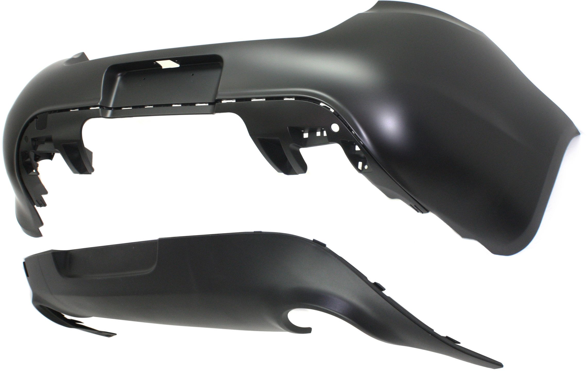 Rear Bumper Cover for Dodge Dart 2013-2016, Lower Set of 2, Replacement Part