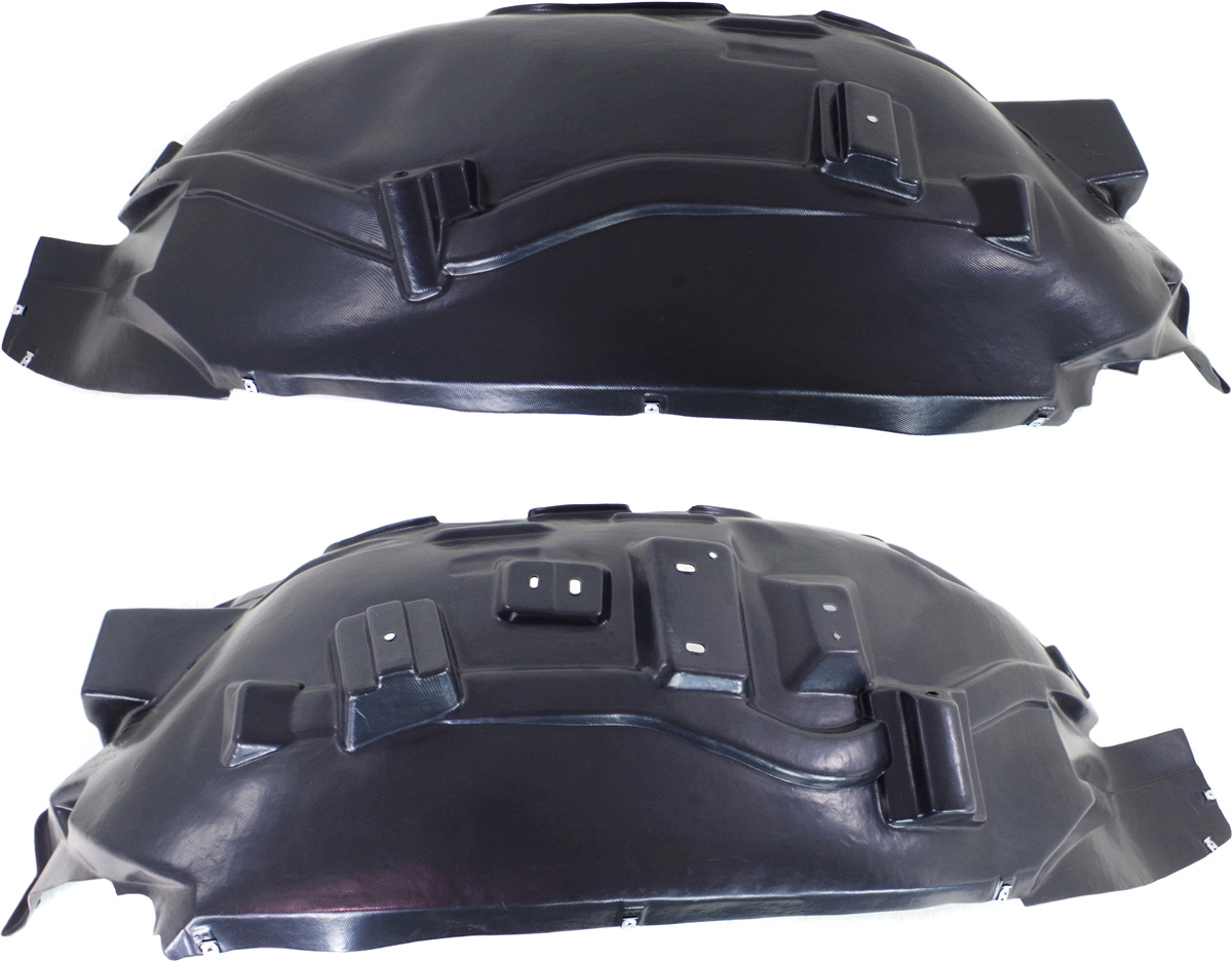 Front Fender Liner Pair/Set for Ford F-150 2015-2020, Right (Passenger) and Left (Driver), Compatible with 3.5L/5.0L Non-Turbo Engines, Replacement