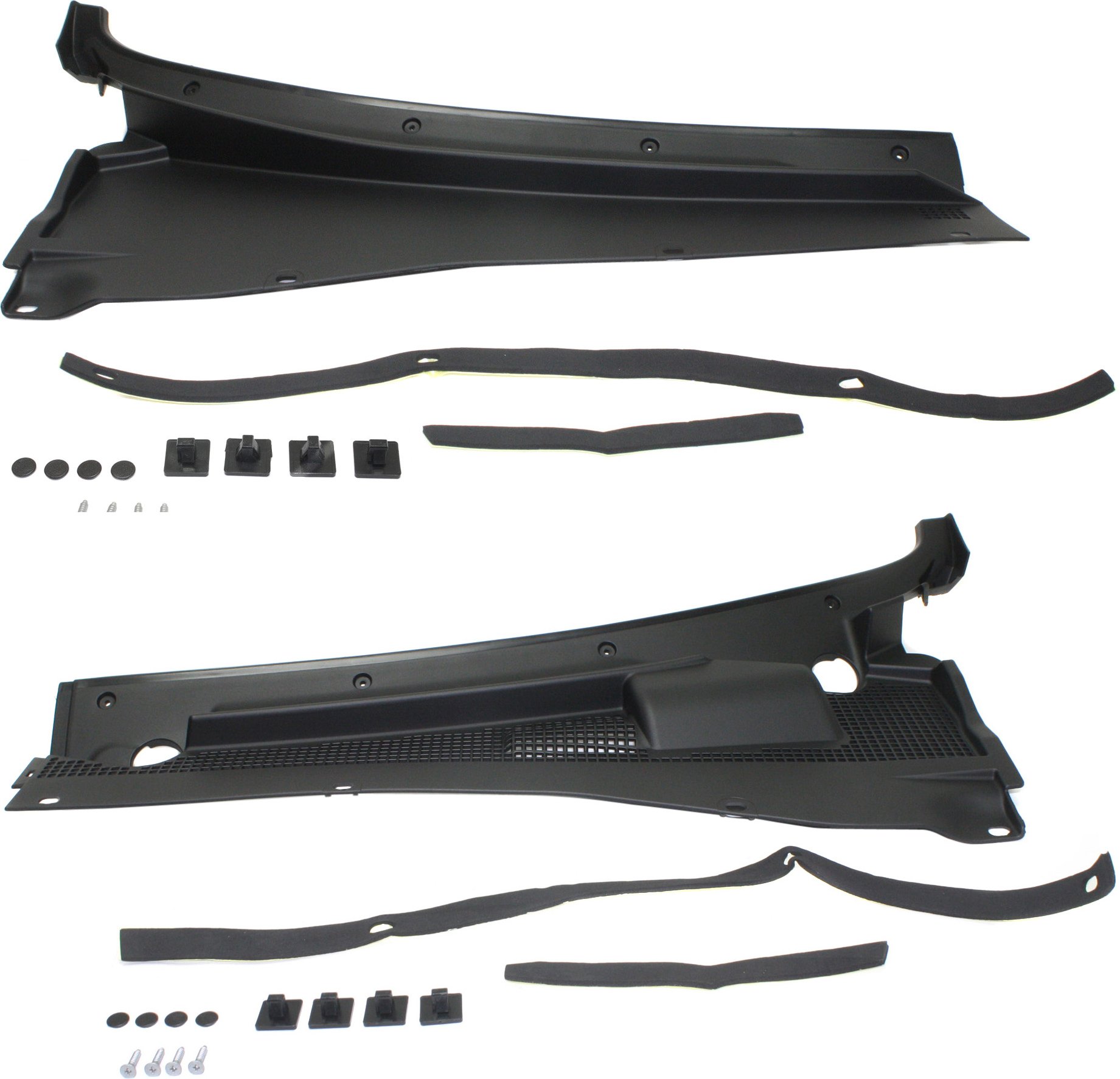 Cowl Grille Pair/Set for Ford Escape 2001-2007, Right (Passenger) and Left (Driver), Replacement