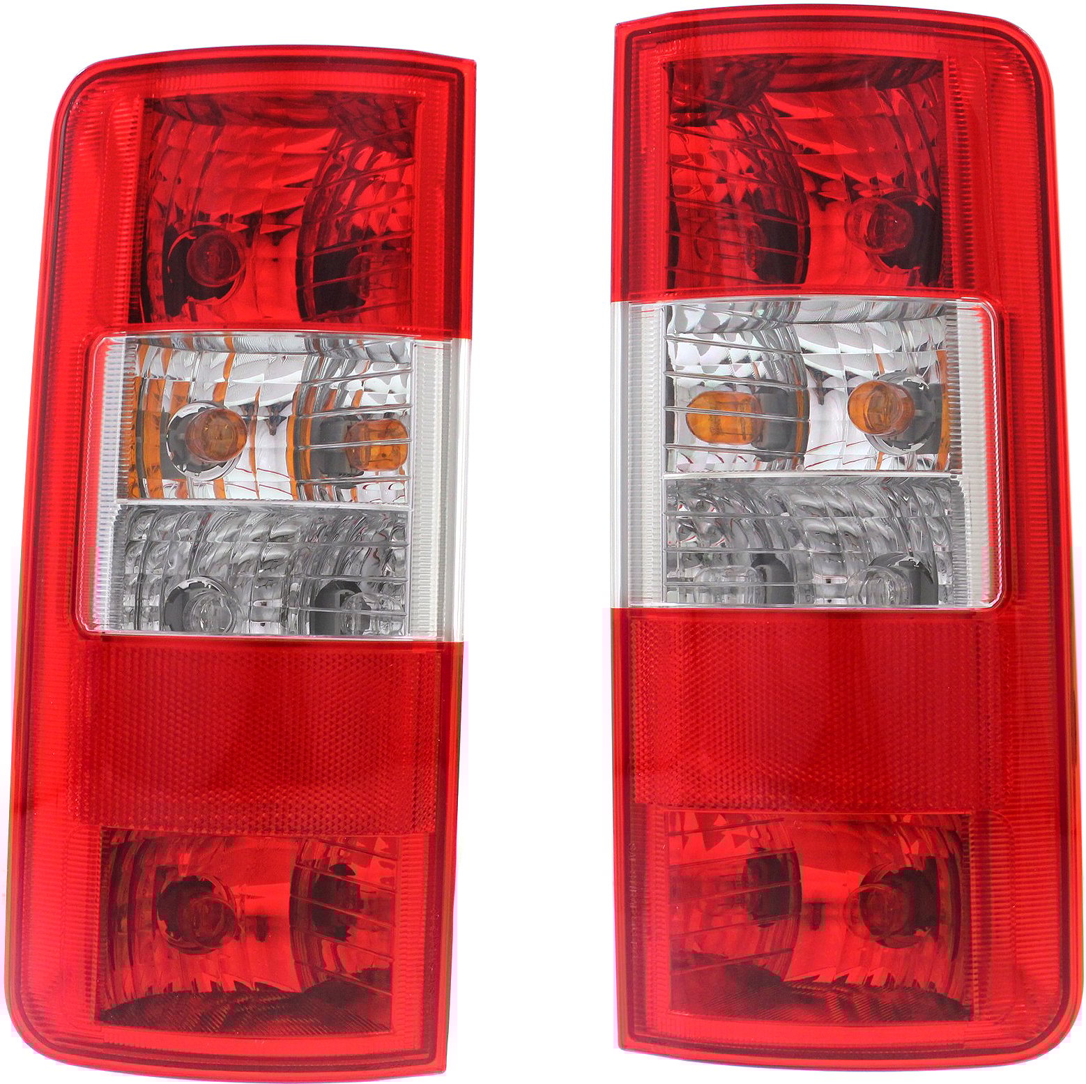 Tail Light Assembly Pair/Set for Ford Transit Connect 2010-2013, Right (Passenger) and Left (Driver), Replacement