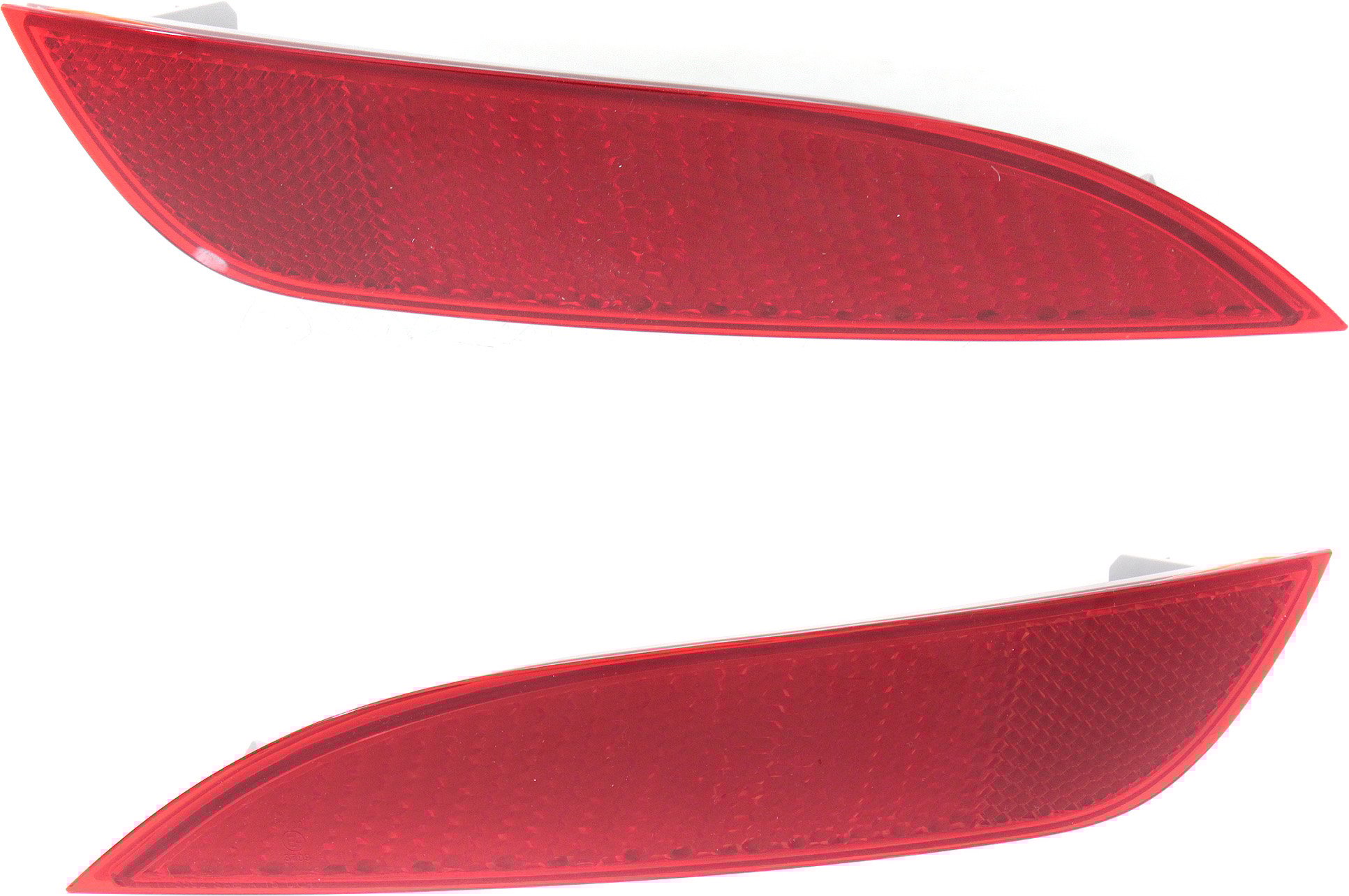 Rear Bumper Reflector Light for Ford Focus Hatchback 2015-2018, Right (Passenger) and Left (Driver), Replacement Pair/Set