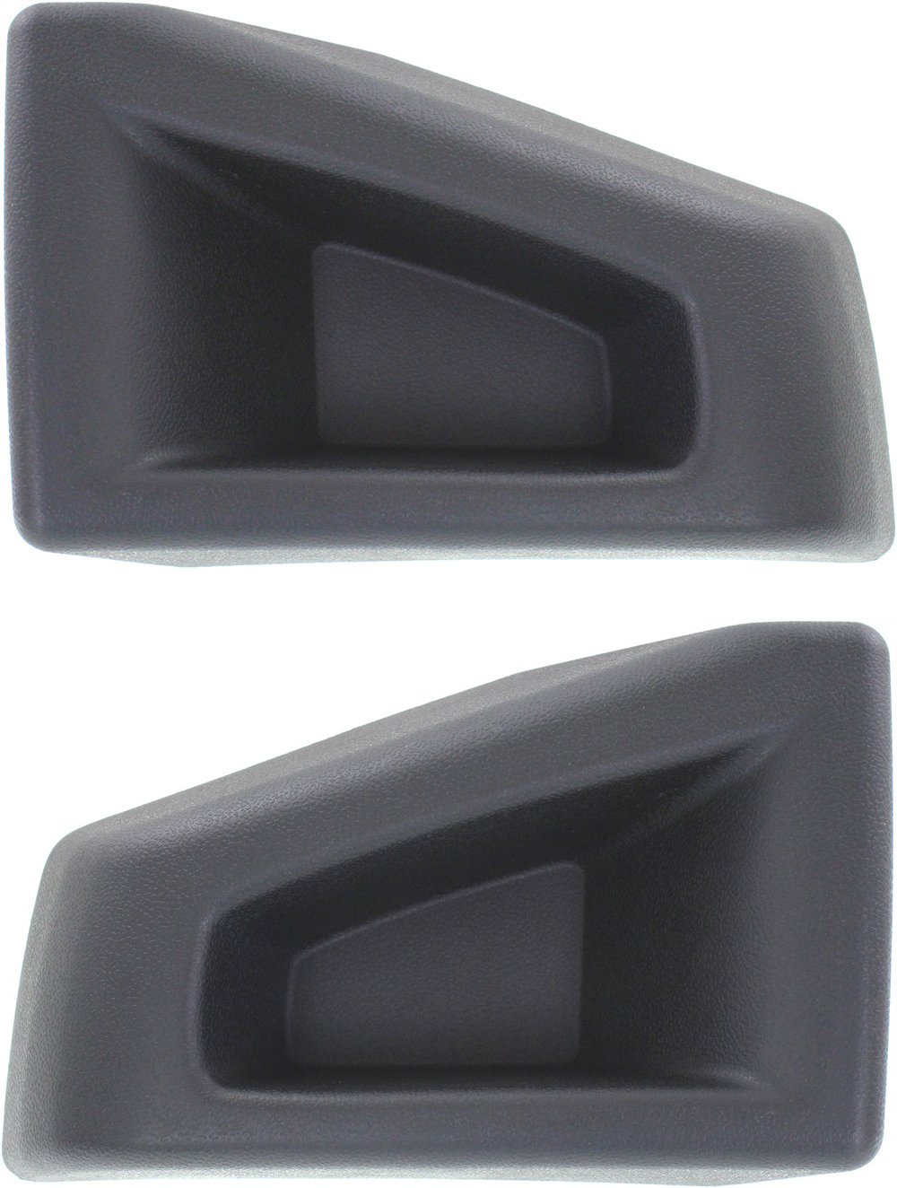 Front Bumper End Cap Pair/Set, Textured for 2003-2009 Hummer H2, Right (Passenger) and Left (Driver) Replacement