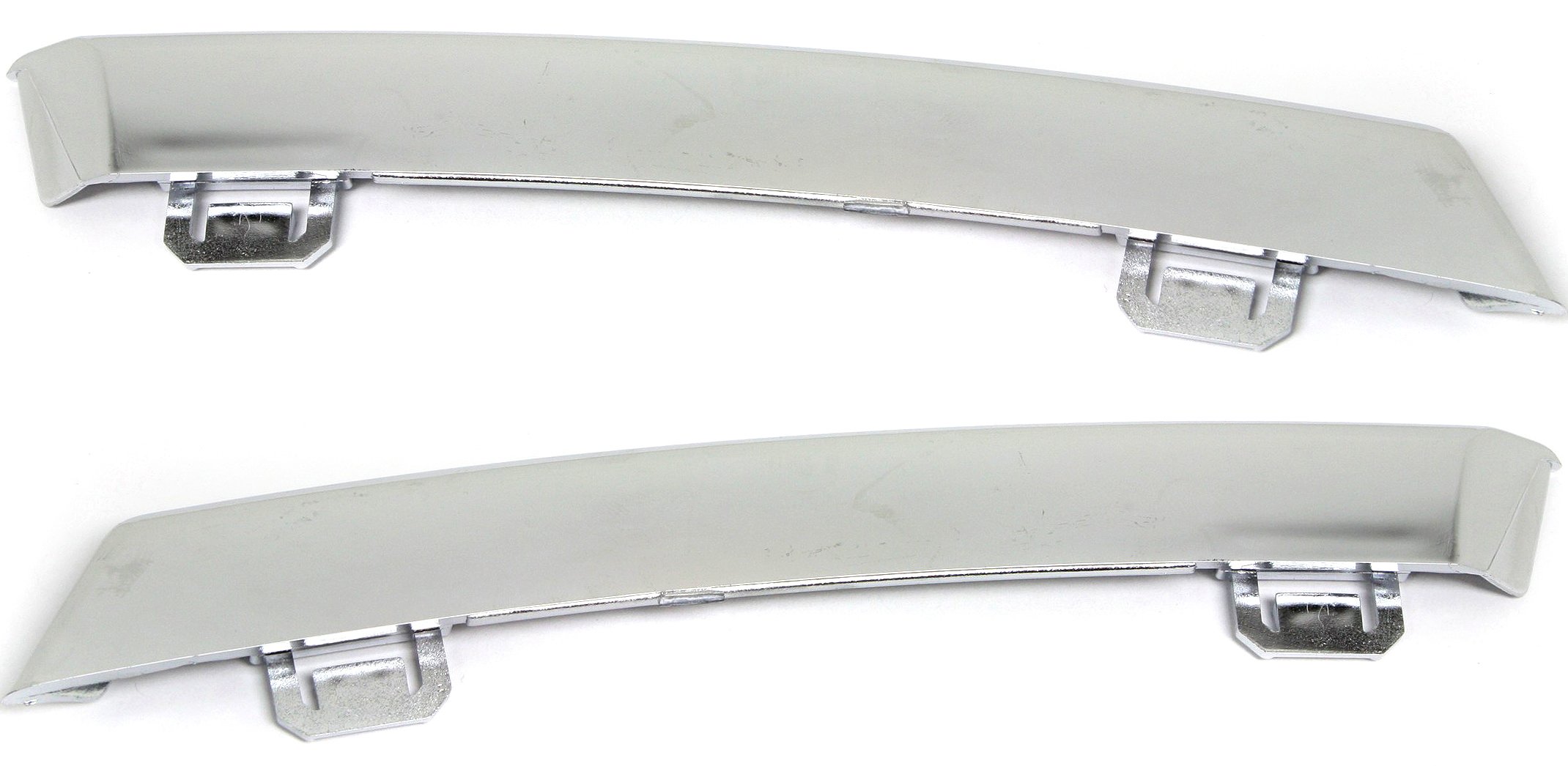 Upper Grille Molding for 2007-2009 Honda CR-V EX/EX-L Models, Pair/Set of 2, Right (Passenger), Left (Driver), Chrome, Japan Built, Replacement