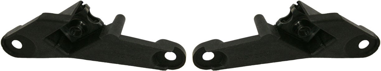 Headlight Bracket Pair/Set for Honda Accord 2008-2015, Upper, Plastic, Right (Passenger) & Left (Driver), Excluding Hybrid Model, Sedan Replacement