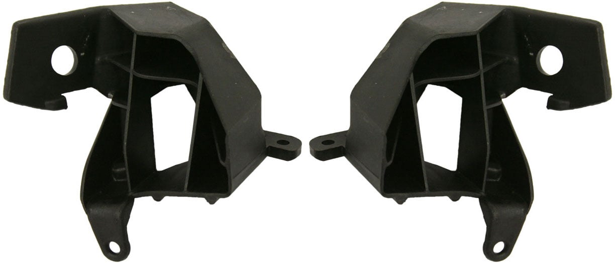 Headlight Bracket Pair/Set for 2008-2012 Honda Accord, Lower Right (Passenger) and Left (Driver) Replacement
