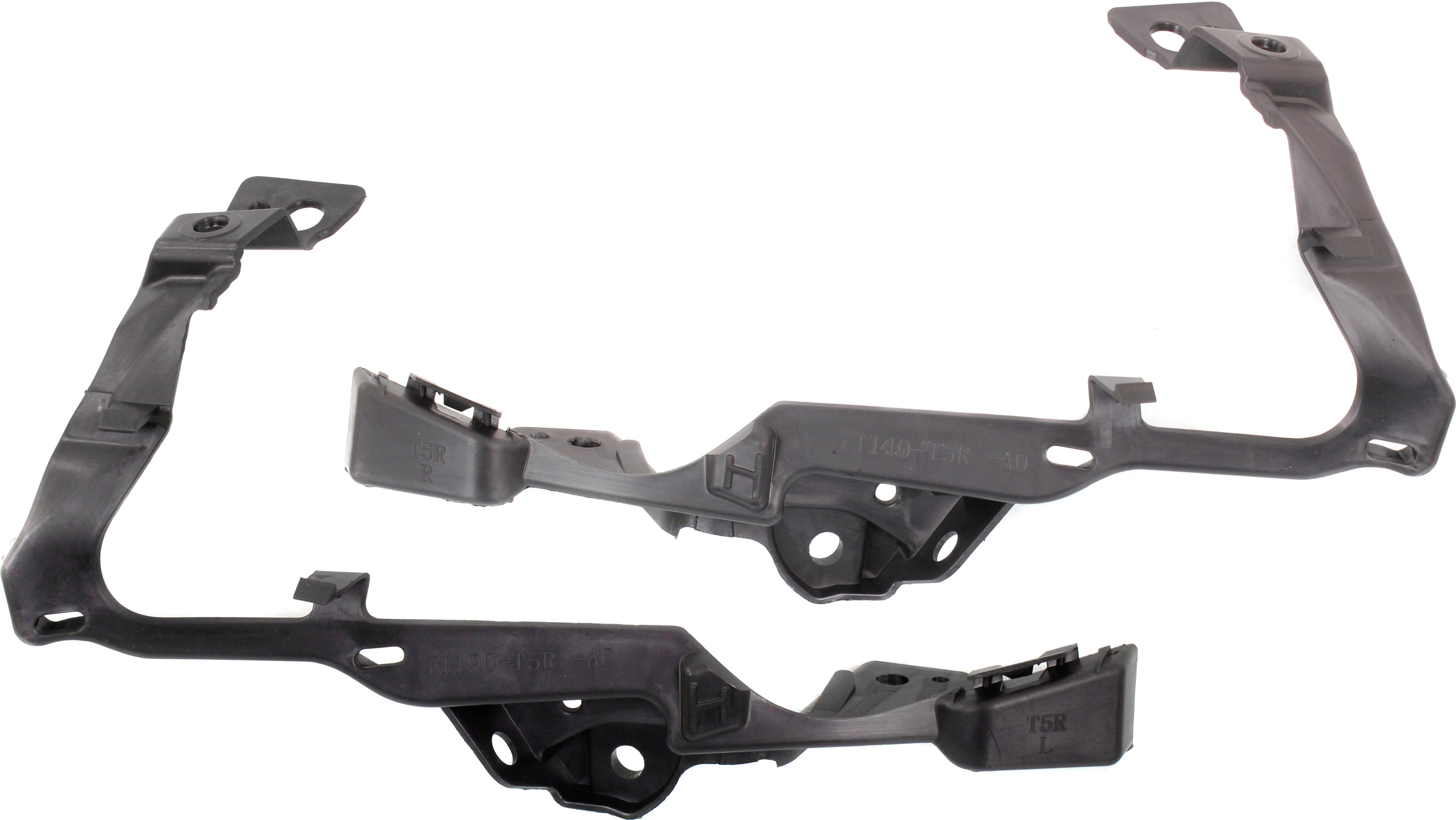 Headlight Mounting Bracket Pair/Set for 2015-2017 Vehicles, Right (Passenger) and Left (Driver), Light Mounting, Plastic Replacement