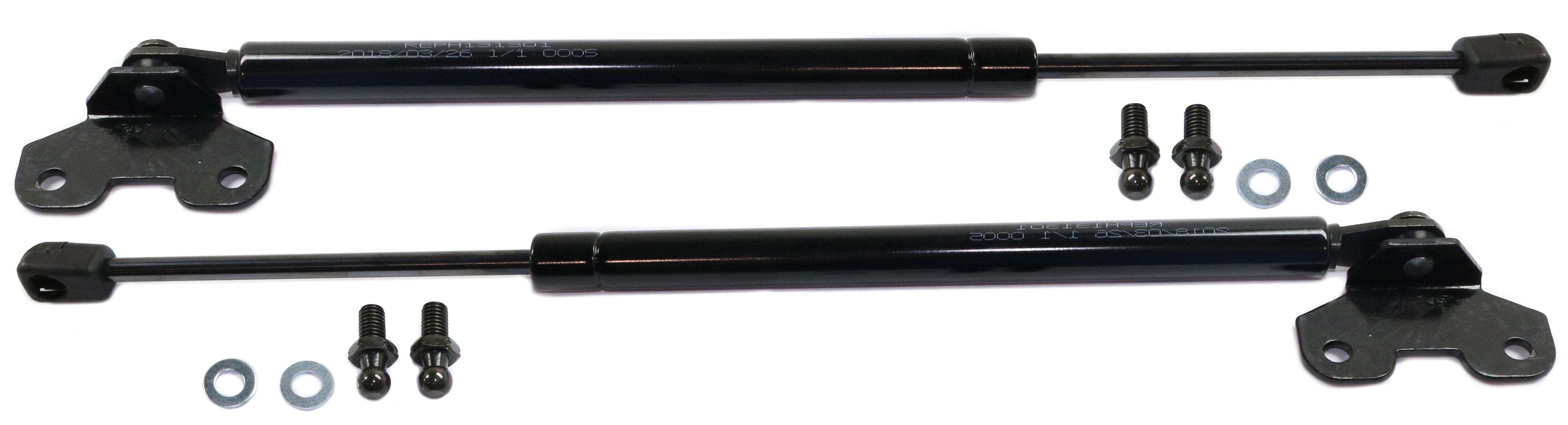 Lift Support Hood Pair/Set for Honda Accord 2003-2007, Right (Passenger) and Left (Driver) Side, Replacement
