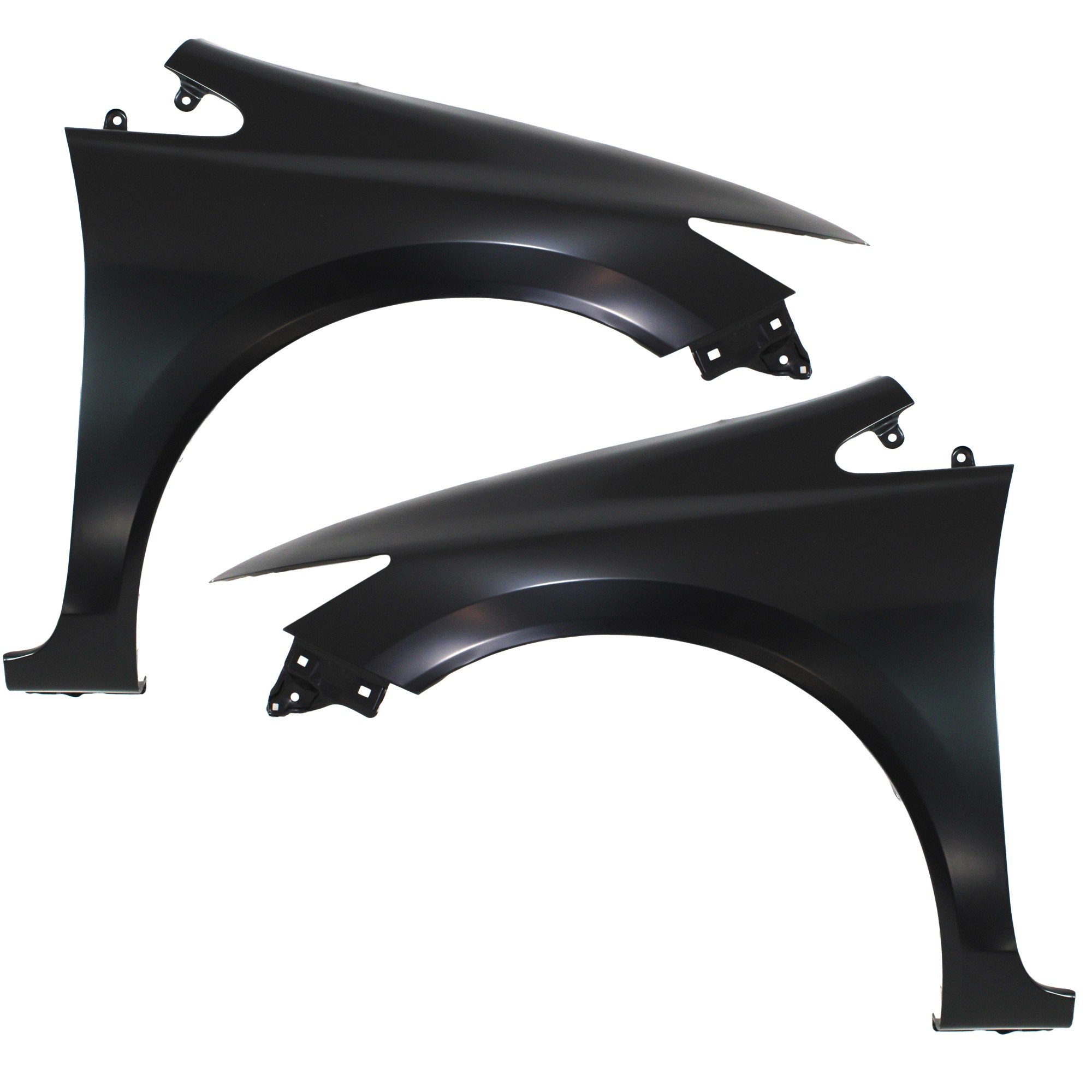 Front Fender Pair/Set for Honda Civic 2012-2015, Right (Passenger) and Left (Driver), Primed (Ready to Paint), Suitable for Sedan/Hybrid/(Coupe 2012-2013), Replacement