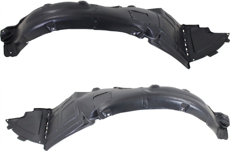 Front Fender Liner for Hyundai Sonata 2011-2015, Right (Passenger) and Left (Driver), Hybrid Model, Replacement Pair/Set