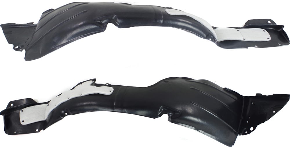 Front Fender Liner Pair/Set for Hyundai Elantra 2014-2016, Right (Passenger) and Left (Driver) Replacement