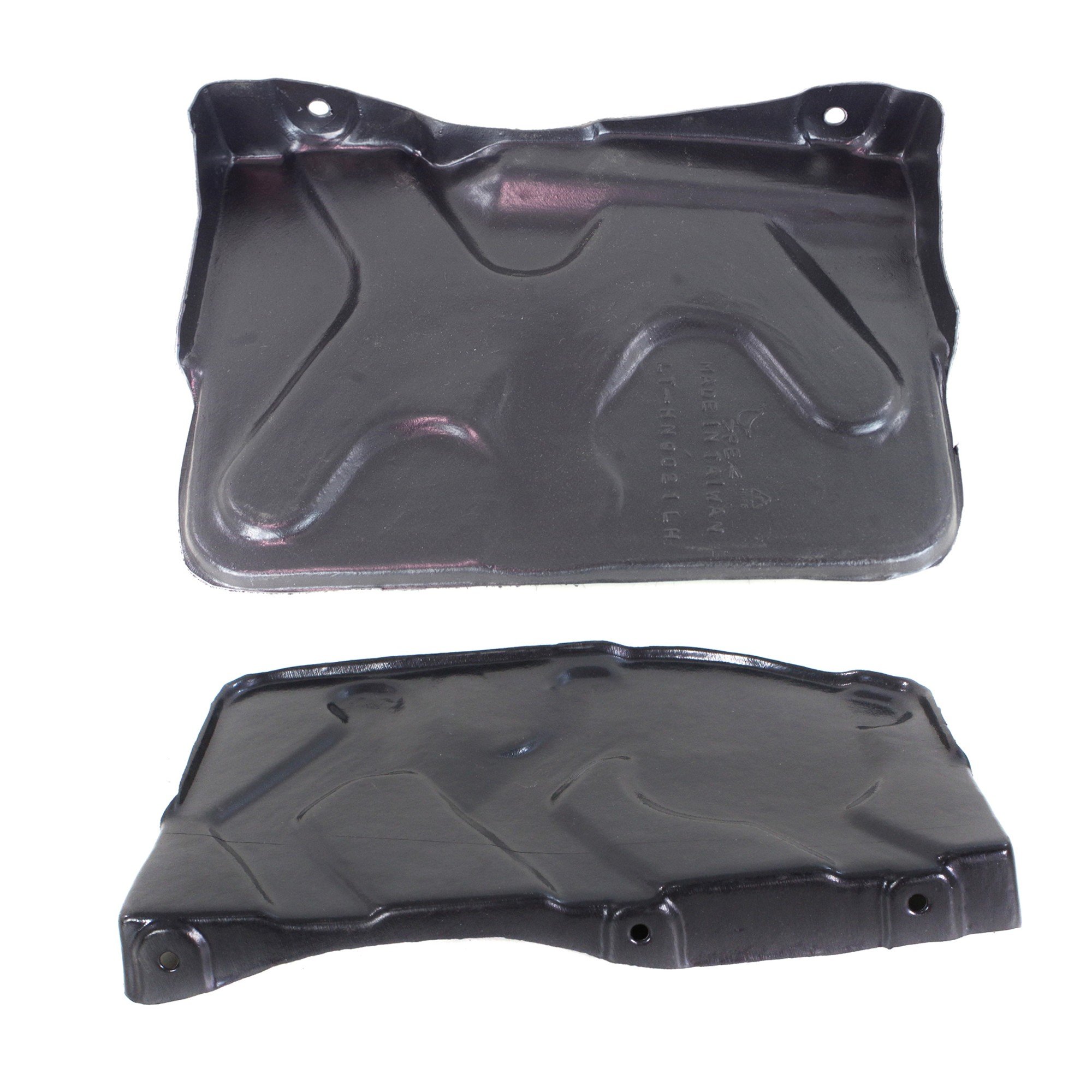 Engine Splash Shield Pair/Set for Hyundai Tucson 2010-2013, Sportage 2011-2016, Right (Passenger) and Left (Driver) Side Replacement