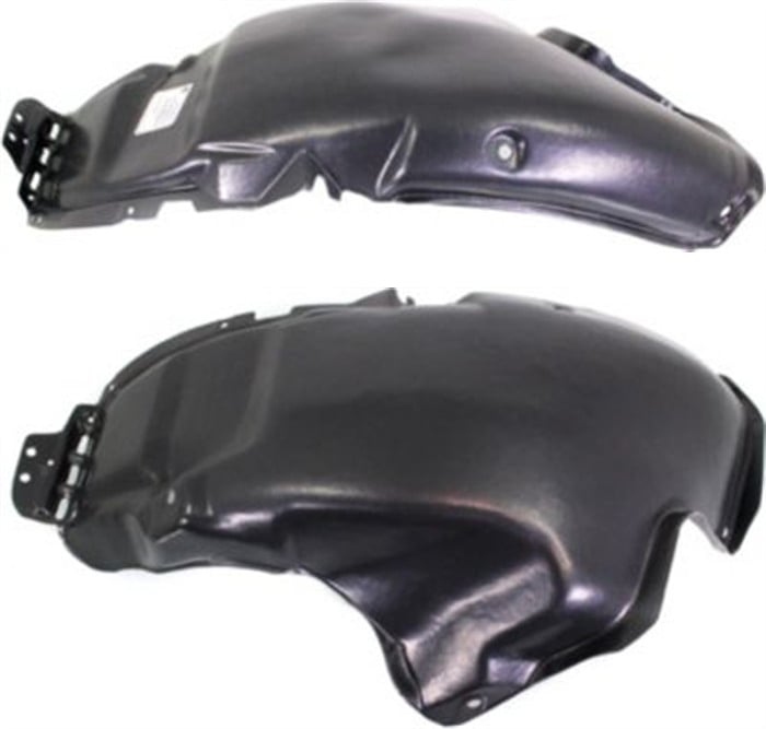 Rear Fender Liner Pair/Set for Hyundai Elantra 2009-2012, Right (Passenger) and Left (Driver) Replacement