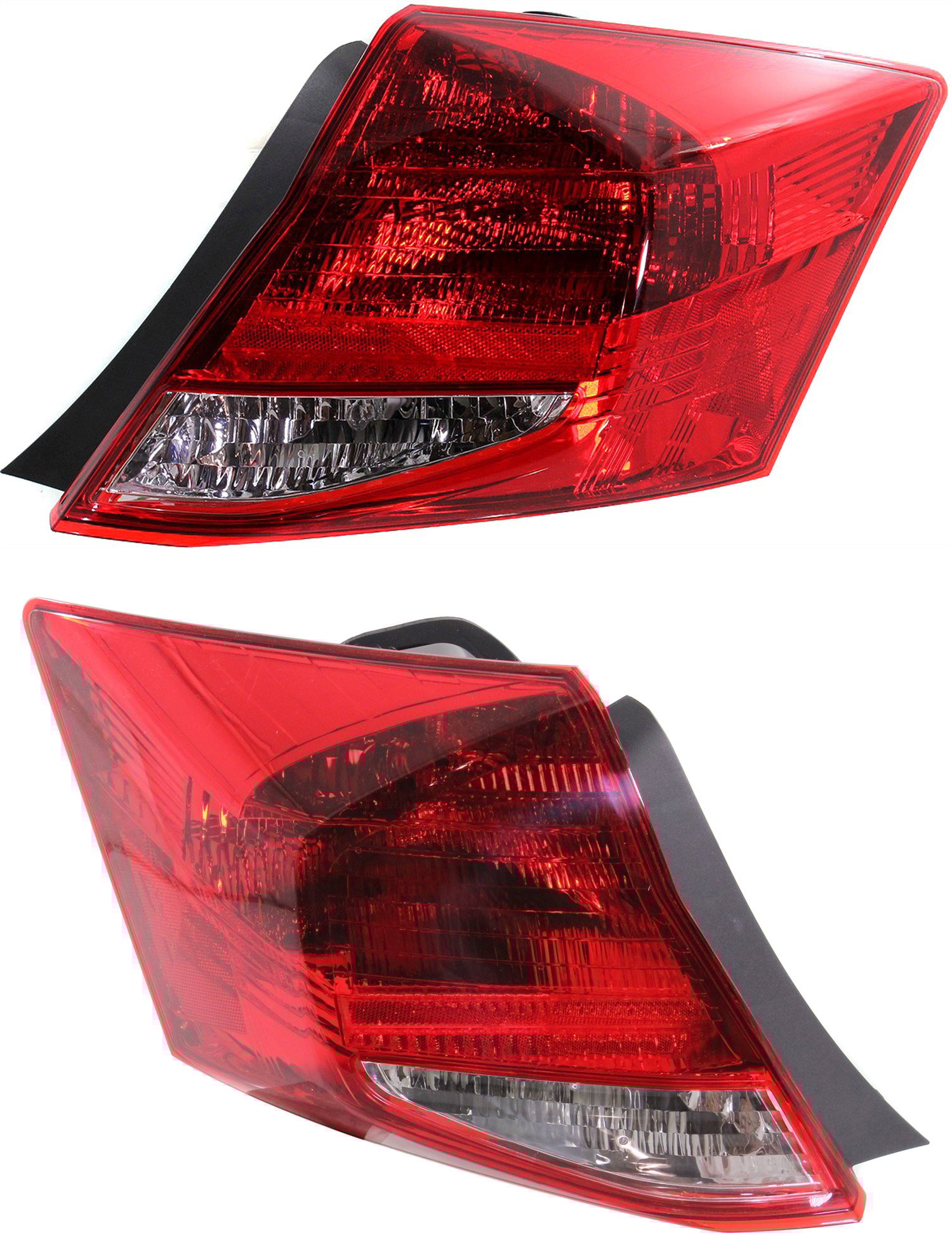 Tail Light Assembly Pair/Set for Honda Accord Coupe 2011-2012, Right (Passenger) and Left (Driver), Replacement