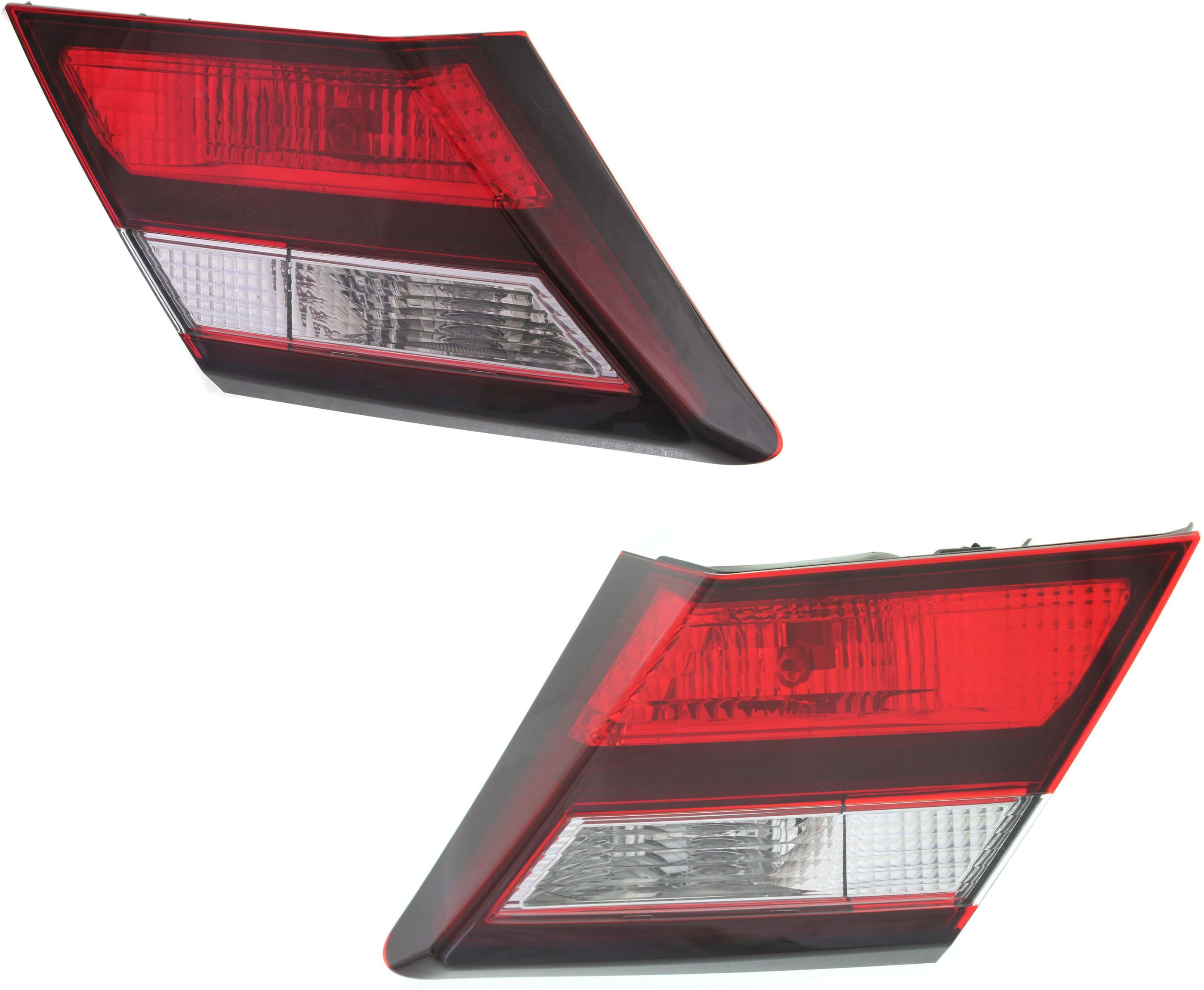 Tail Light Assembly Pair/Set for 2013-2015 Honda Civic Sedan, Inner, Right (Passenger) and Left (Driver), Excluding Hybrid Model, Replacement