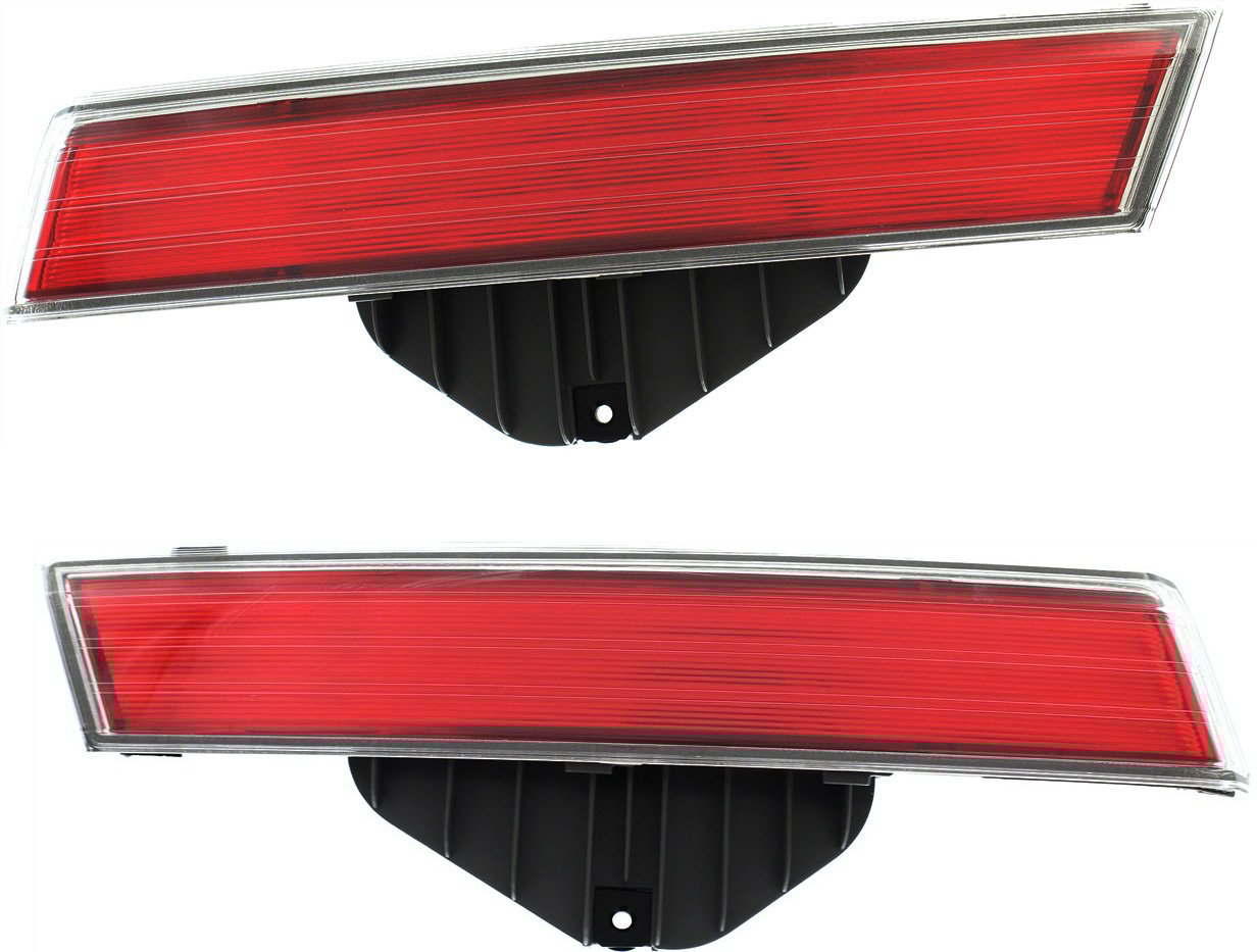 Tail Light Pair/Set for Honda Accord 2011-2012 Sedan, Right (Passenger) & Left (Driver), Inner Lens and Housing, Panel Finish, Replacement