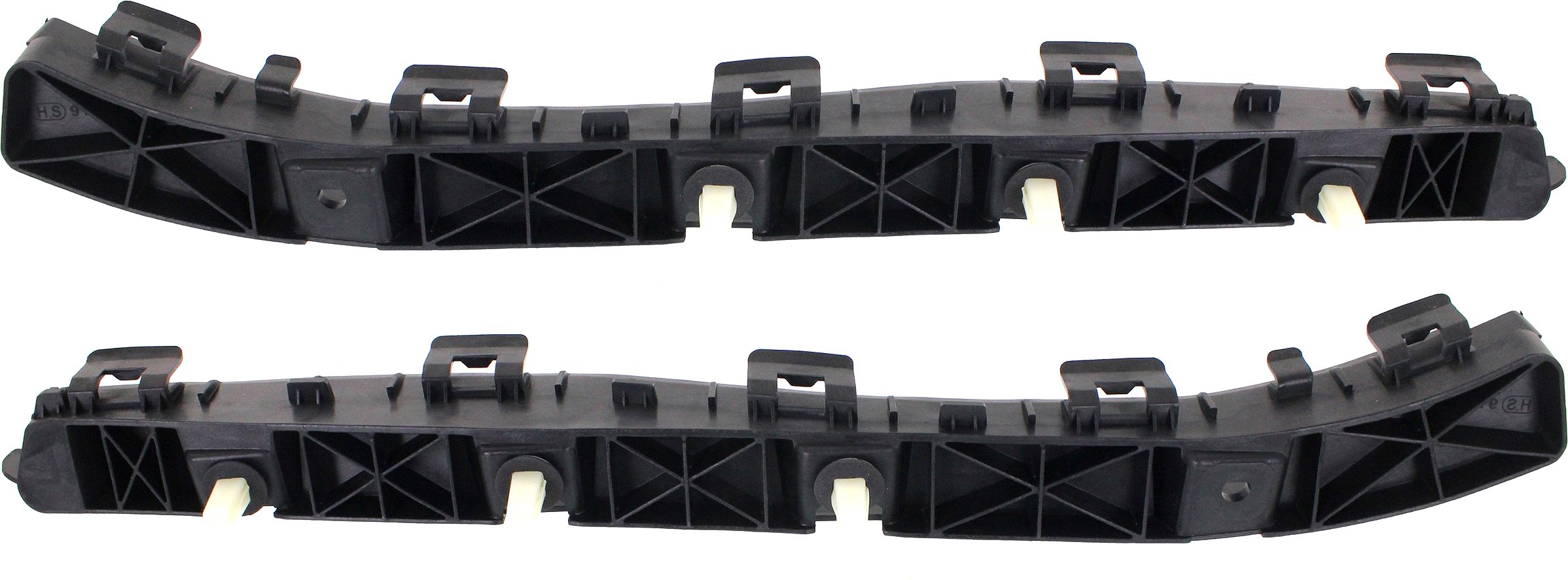 Rear Bumper Bracket Pair/Set for Hyundai Elantra Sedan, Years 2011-2016, Right (Passenger) And Left (Driver) Side, Made of Plastic, Replacement