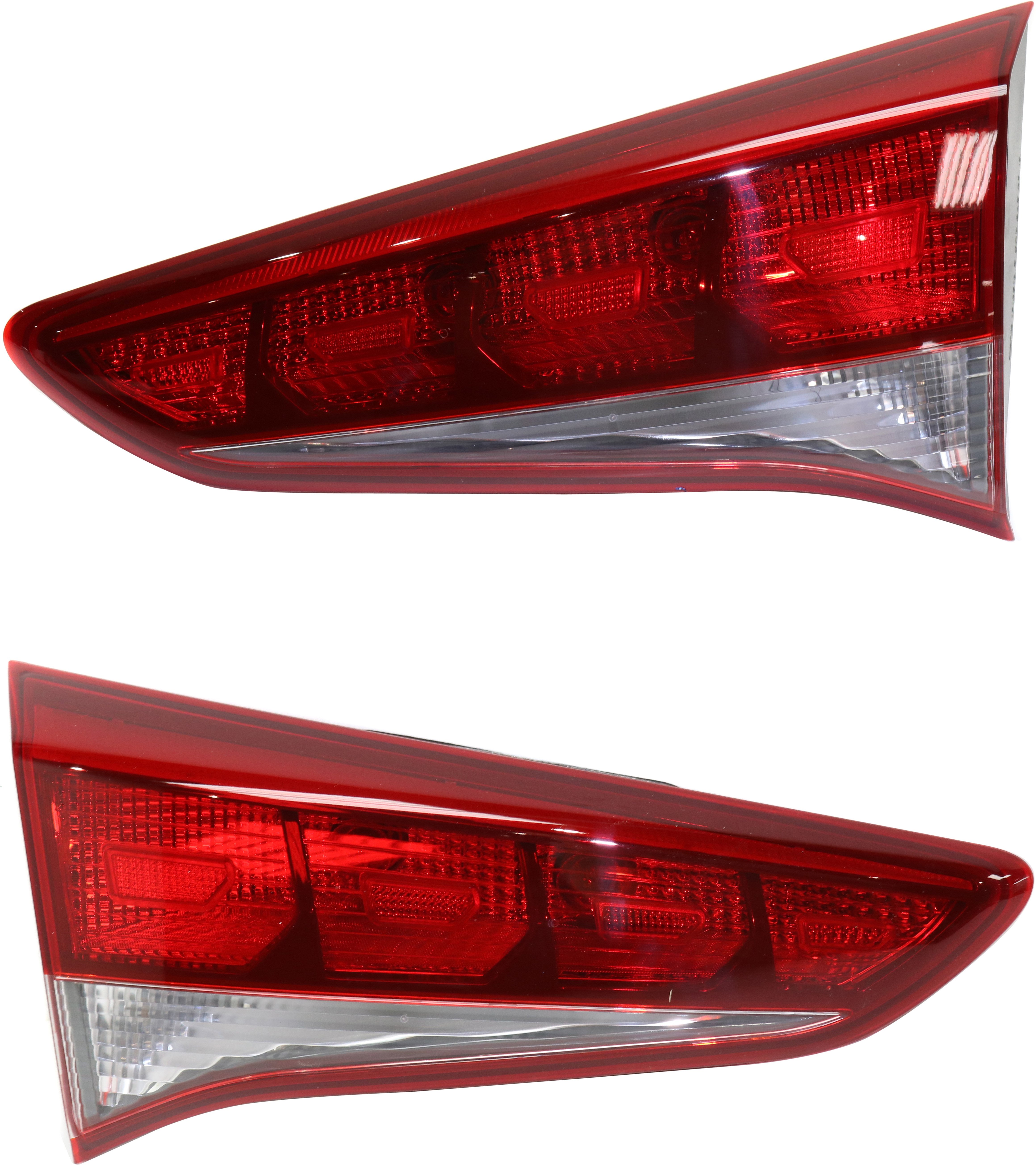 Tail Light Assembly Pair/Set for 2016-2018 Hyundai Tucson, Inner, Halogen/Standard Type, Right (Passenger) and Left (Driver), Replacement