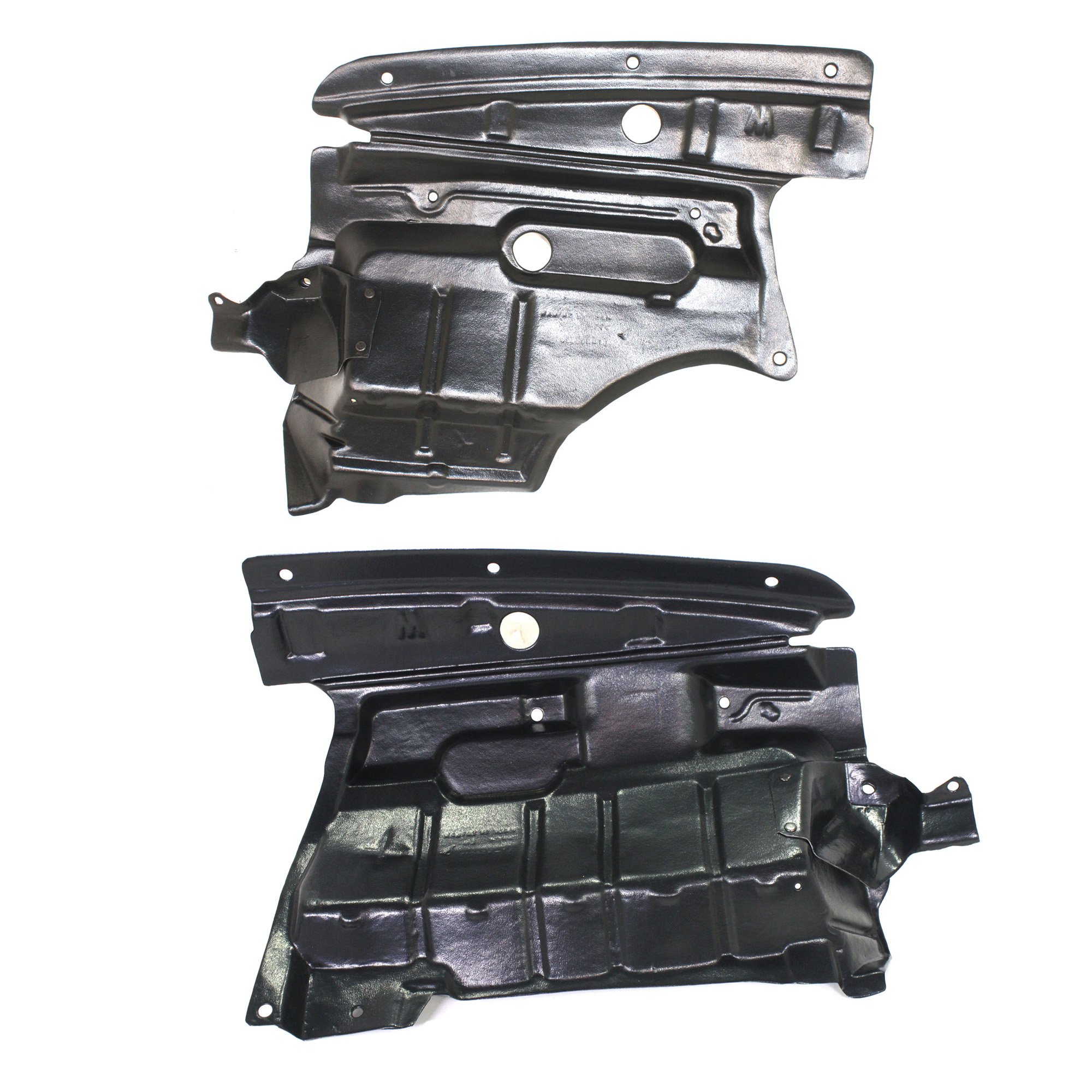 Front Engine Splash Shield Pair/Set for Infiniti I30 2000-2001, Right (Passenger) and Left (Driver) Replacement