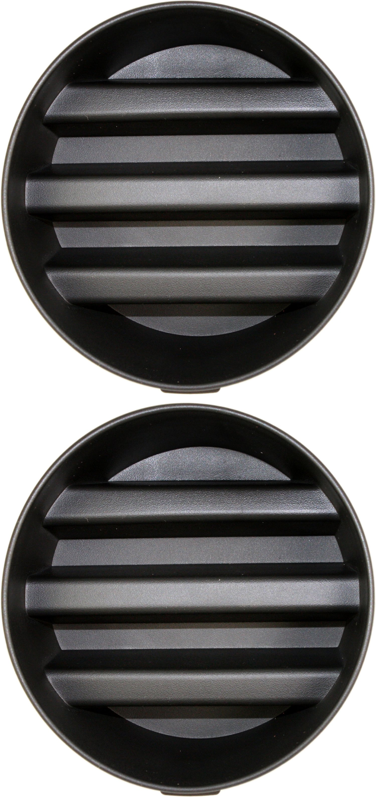 Fog Light Cover for Jeep Grand Cherokee 2008-2010, Right (Passenger) and Left (Driver), Primed (Ready to Paint) Replacement Set