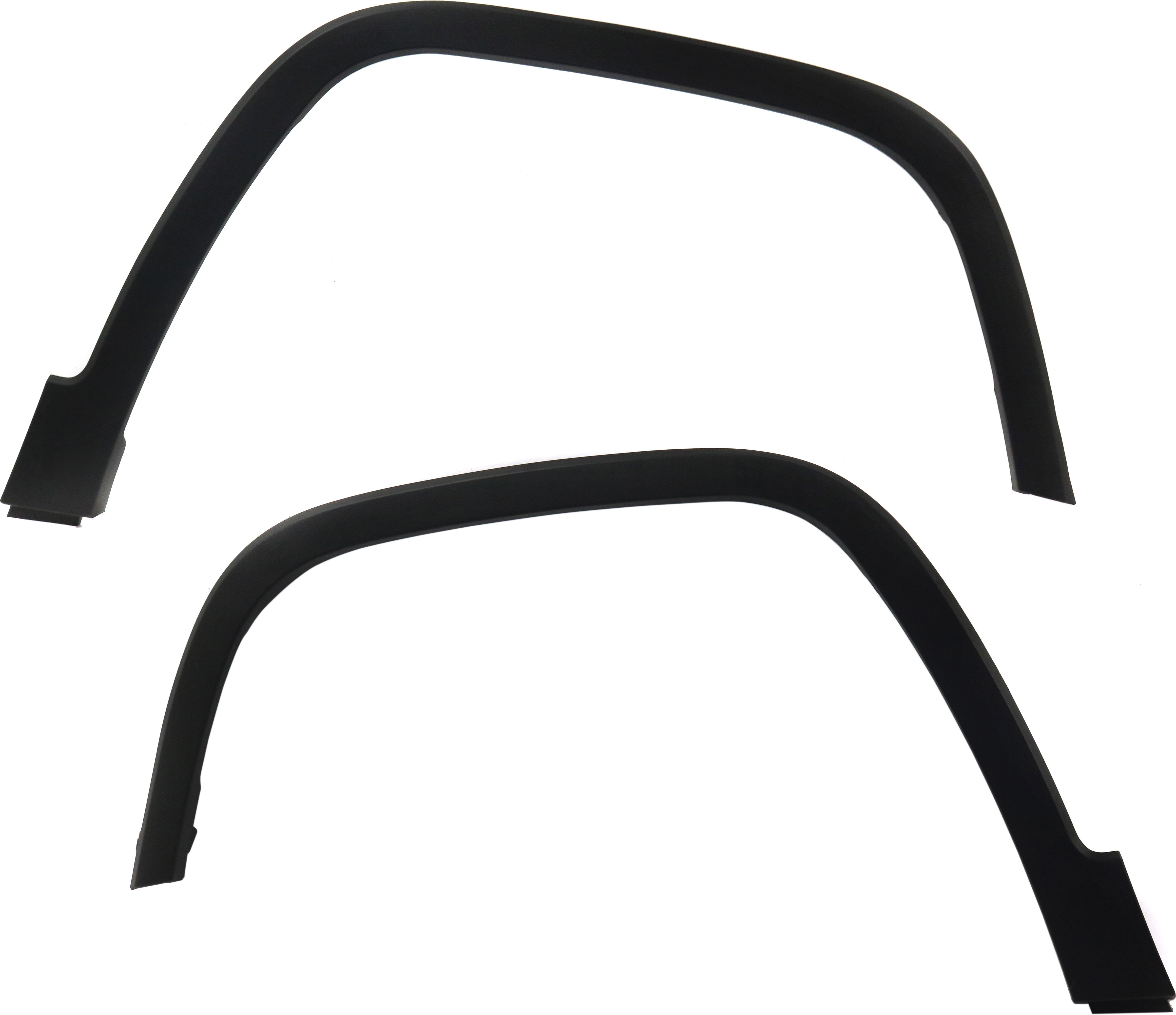 Front Wheel Opening Molding Pair/Set for Jeep Cherokee 2014-2018, Thin, Without Off Road Package, Excluding Trailhawk Model, Right (Passenger) and Left (Driver), Replacement