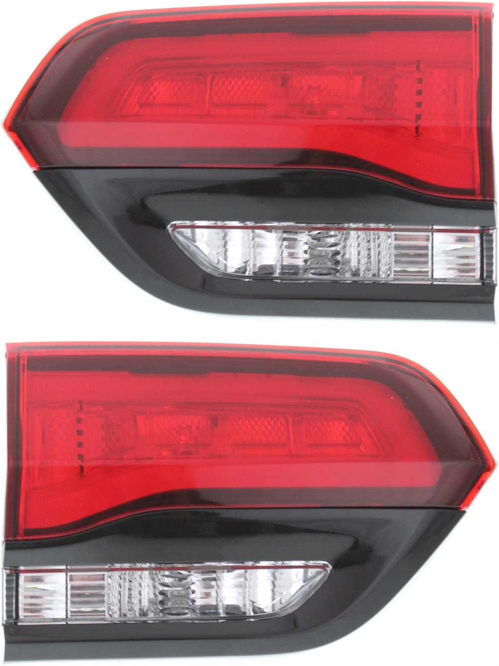 Inner Tail Light Assembly for Jeep Grand Cherokee SRT Model 2014-2021, Right (Passenger) and Left (Driver), Replacement Pair/Set 