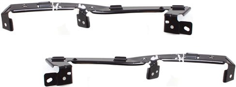 Upper Front Bumper Bracket Pair/Set for 2010-2013 Kia Forte, Right (Passenger) and Left (Driver), Fits Coupe, Sedan, Hatchback - Replacement