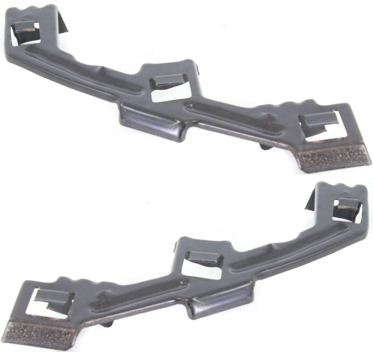 Front Bumper Bracket Pair/Set for KIA Sorento 2011-2013, Right (Passenger) and Left (Driver) Support, without Sport Package, Replacement