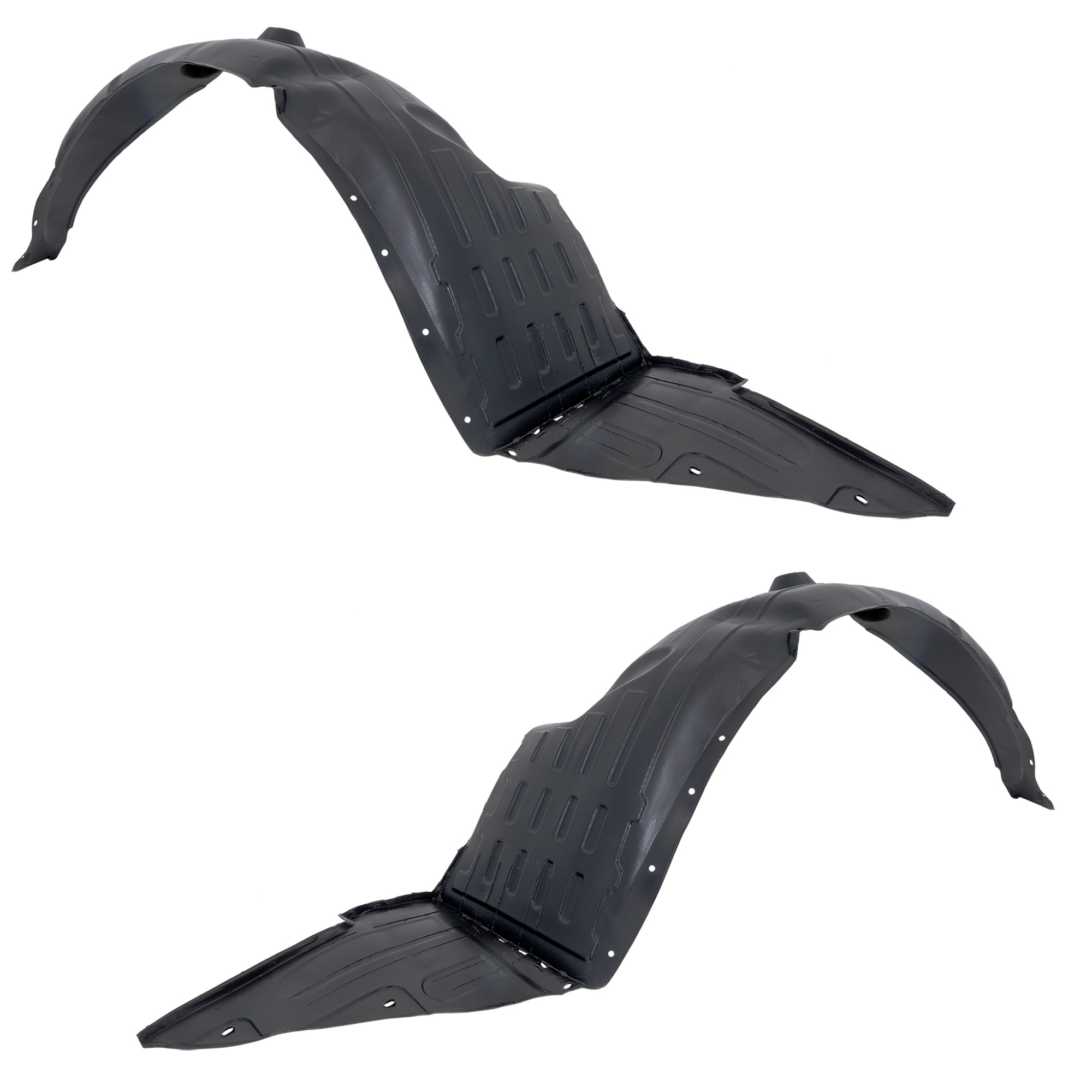 Pair/Set - Front Fender Liner for OPTIMA 2014-2015, Right (Passenger) and Left (Driver) Side, Vacuum Form, with Insulation Foam, Excludes Hybrid Models, for Korea Built Vehicle, Replacement
