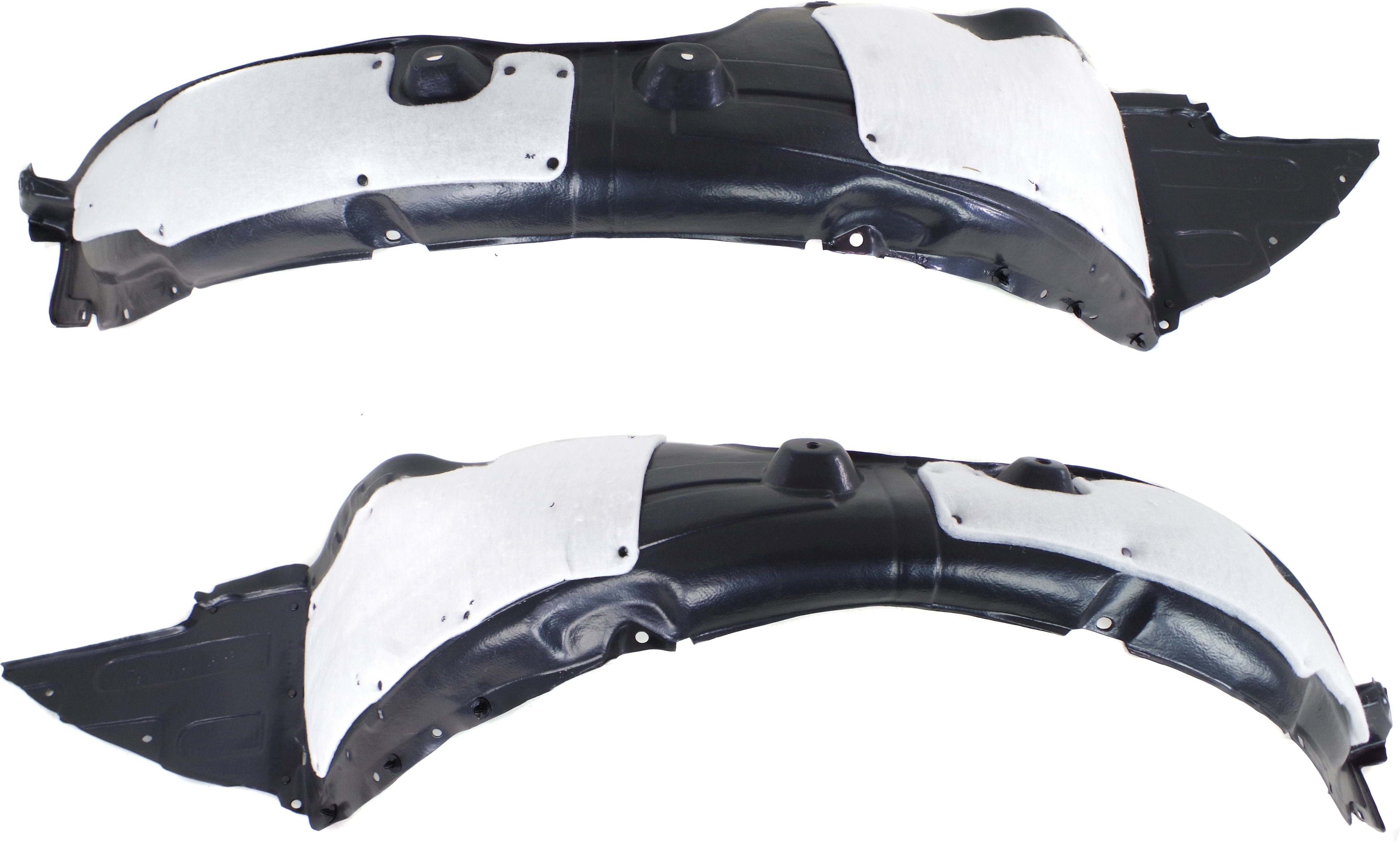 Front Fender Liner Pair/Set for 2014-2015 Optima, Right (Passenger) and Left (Driver), Not for Hybrid Models, Made in USA, with Insulation Foam, Replacement