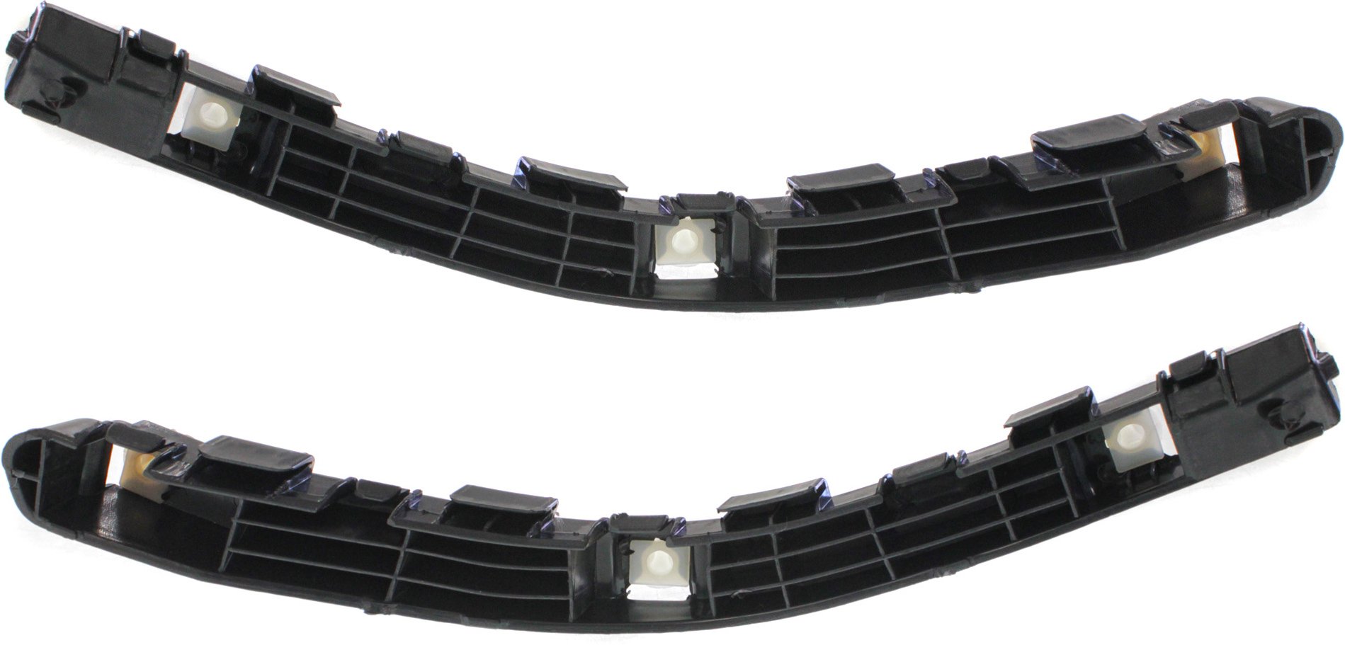 Rear Bumper Bracket Pair/Set for Kia Sportage 2011-2016, Right (Passenger) and Left (Driver) Upper Side, Plastic Replacement