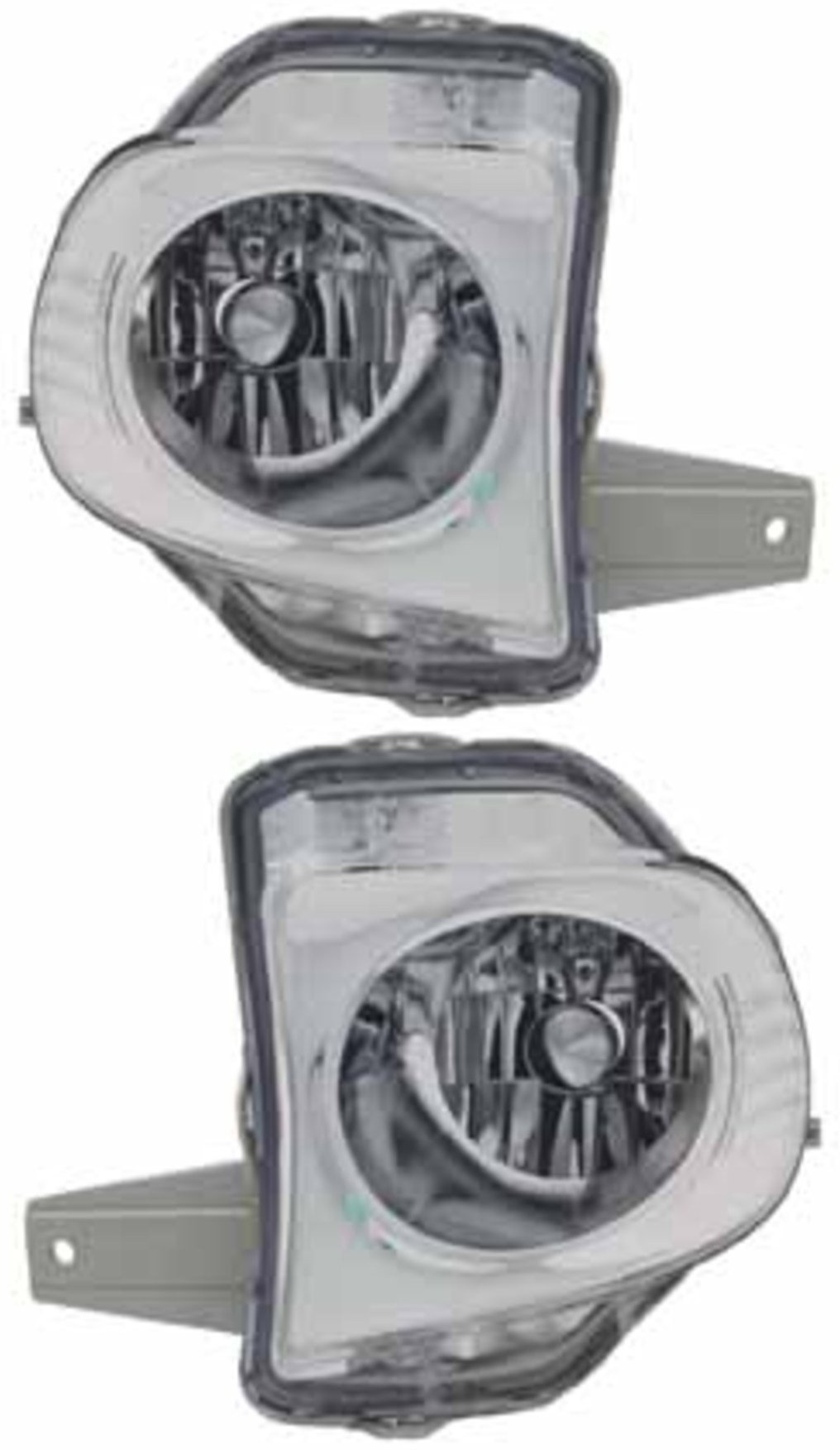 Front Fog Light Pair/Set for Lexus ES350 (2010-2012), Right (Passenger) and Left (Driver), Lens and Housing, Halogen Replacement