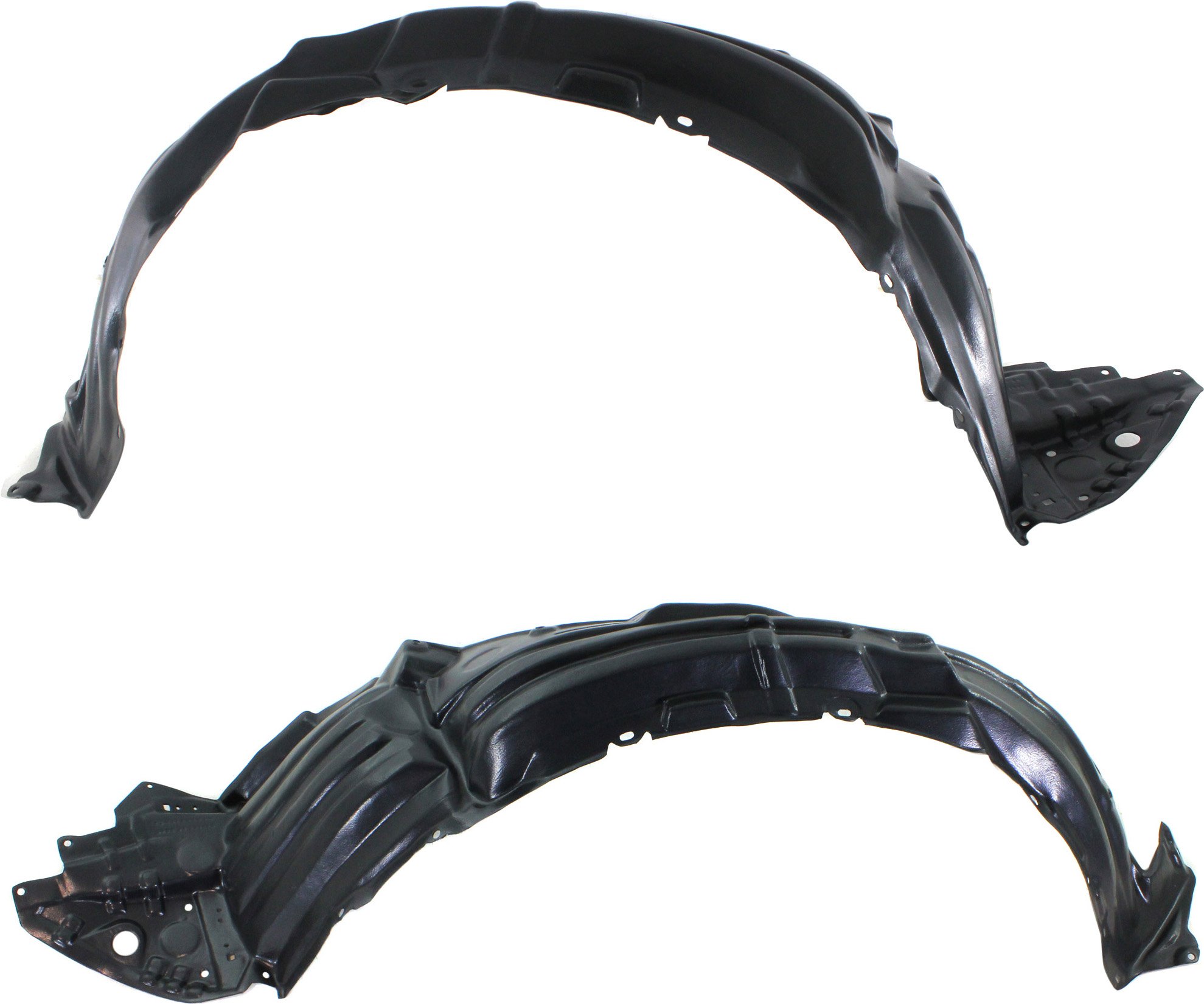 Front Fender Liner Pair/Set for Lexus CT200H 2011-2017, Right (Passenger) and Left (Driver) Replacement