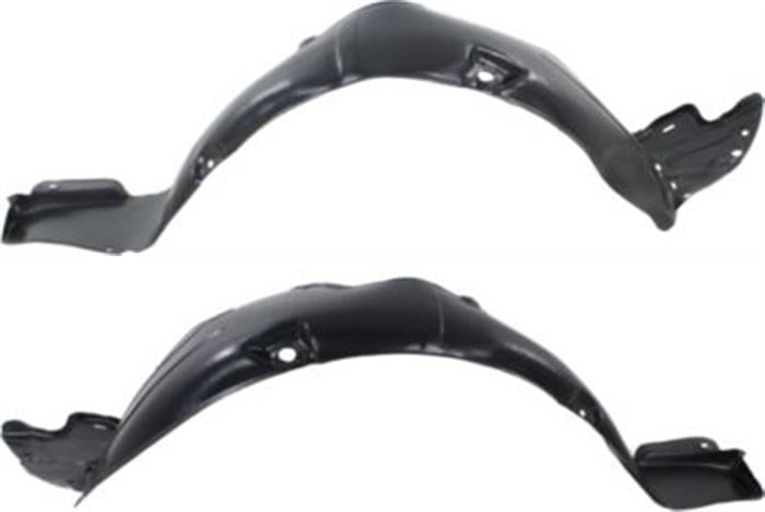 Front Fender Liner Pair/Set for Hyundai Elantra 2011-2013, Right (Passenger) and Left (Driver) Replacement