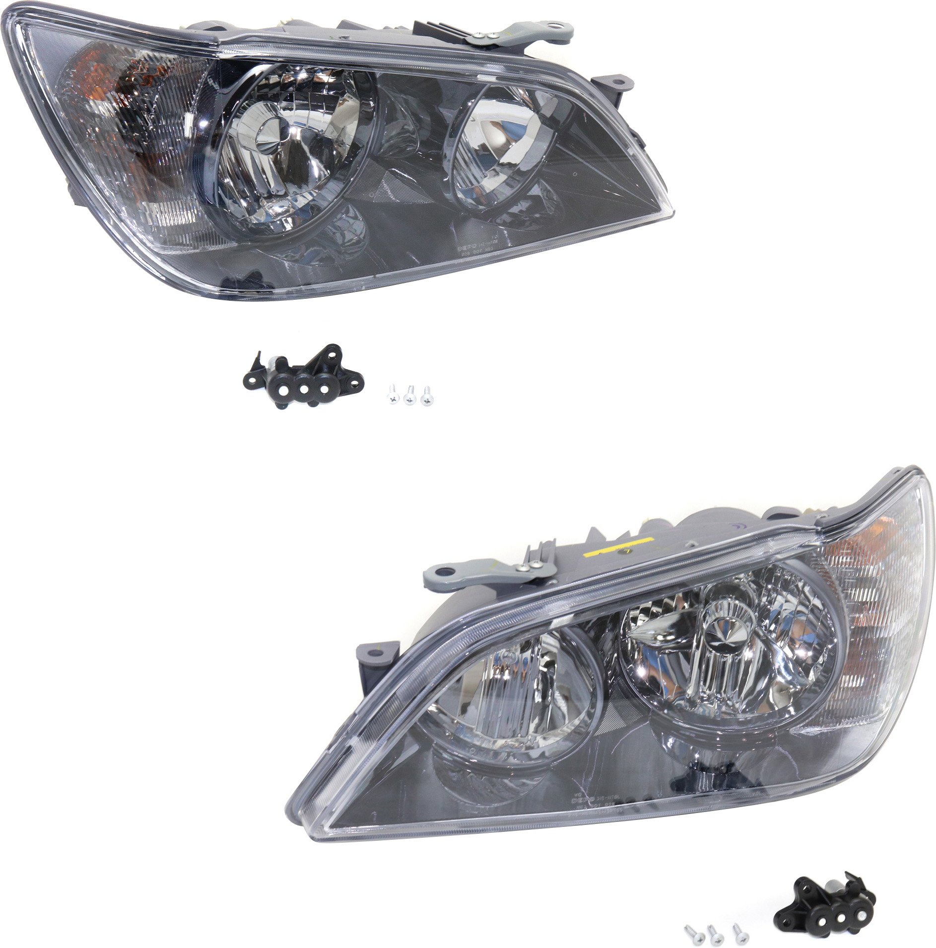 Headlight Assembly for Lexus IS300 2004-series: Right (Passenger) and Left (Driver) HID/Xenon, with HID Pair/Set, w/ Sport Package Replacement
