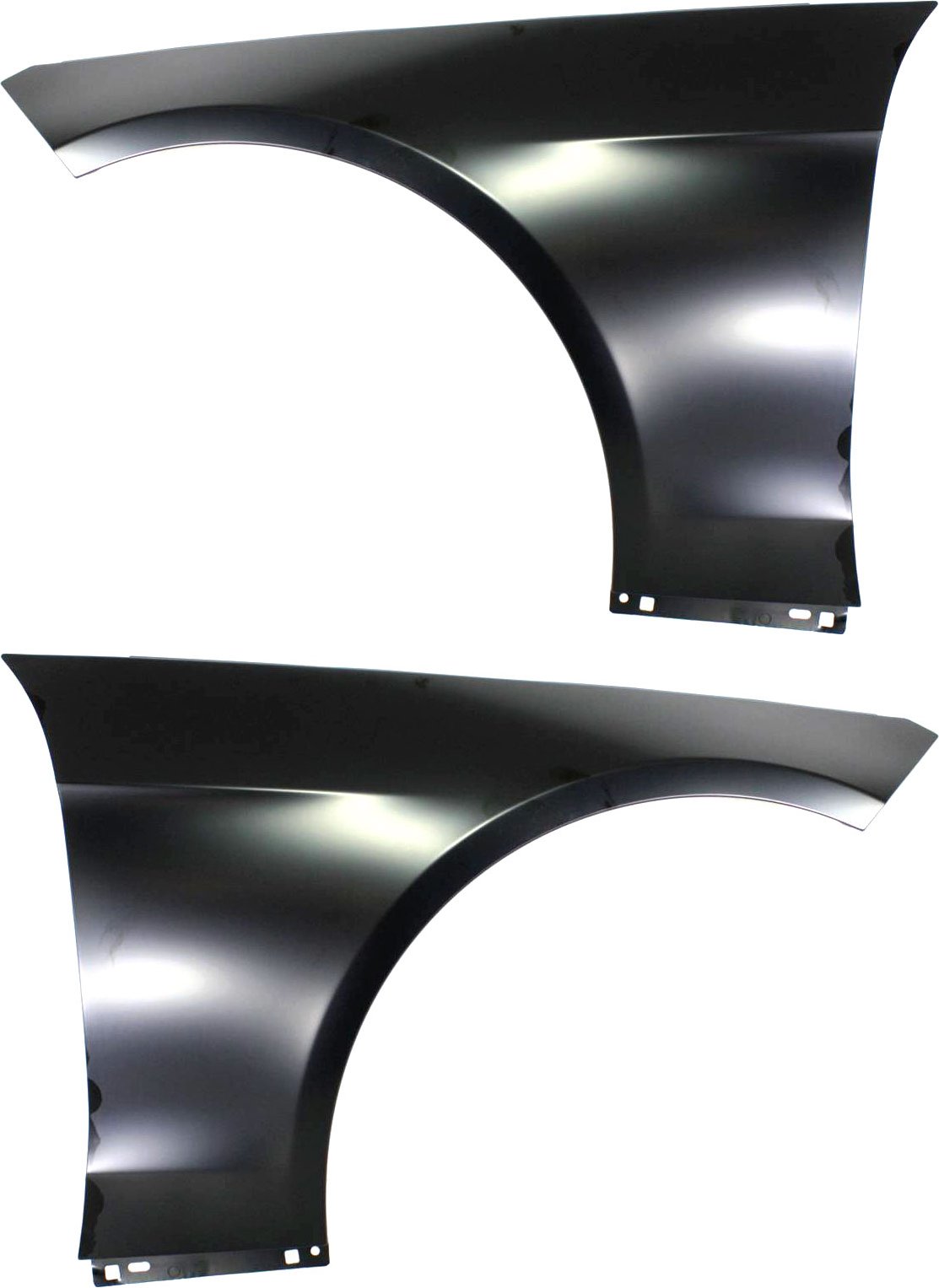 Front Fender Pair/Set for Mercedes-Benz E-Class 2010-2016, Right (Passenger) and Left (Driver), Primed (Ready to Paint), Sedan/Wagon, Aluminum Replacement