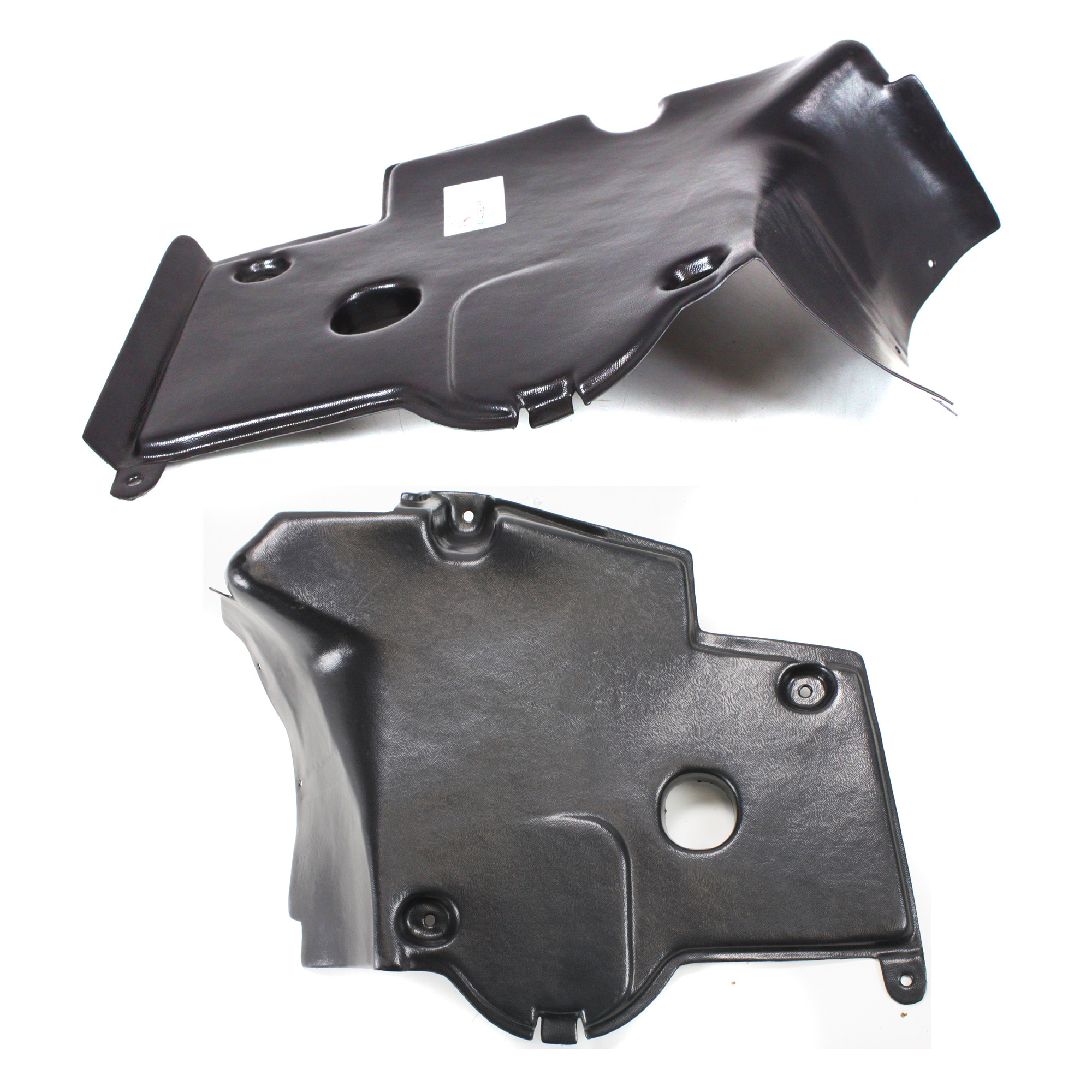Engine Splash Shield Pair/Set for Mercedes-Benz 300SD (1992-1993), S320 (1994-1999), Right (Passenger) and Left (Driver) Under Cover Replacement