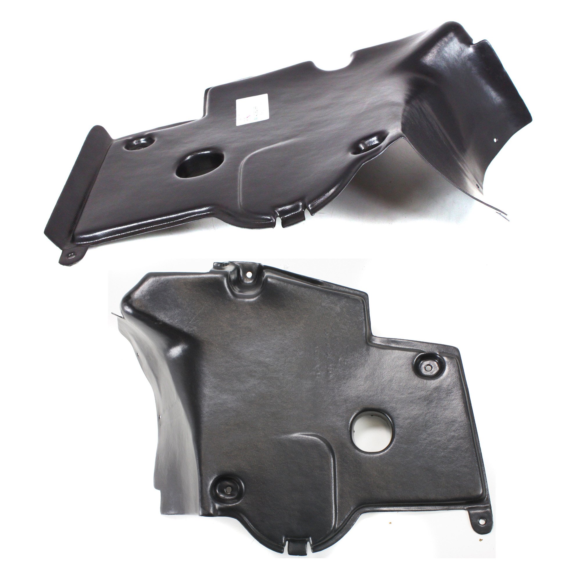 Engine Splash Shield Pair/Set for Mercedes-Benz 300SD (1992-1993), S320 (1994-1999), Right (Passenger) and Left (Driver) Under Cover Replacement