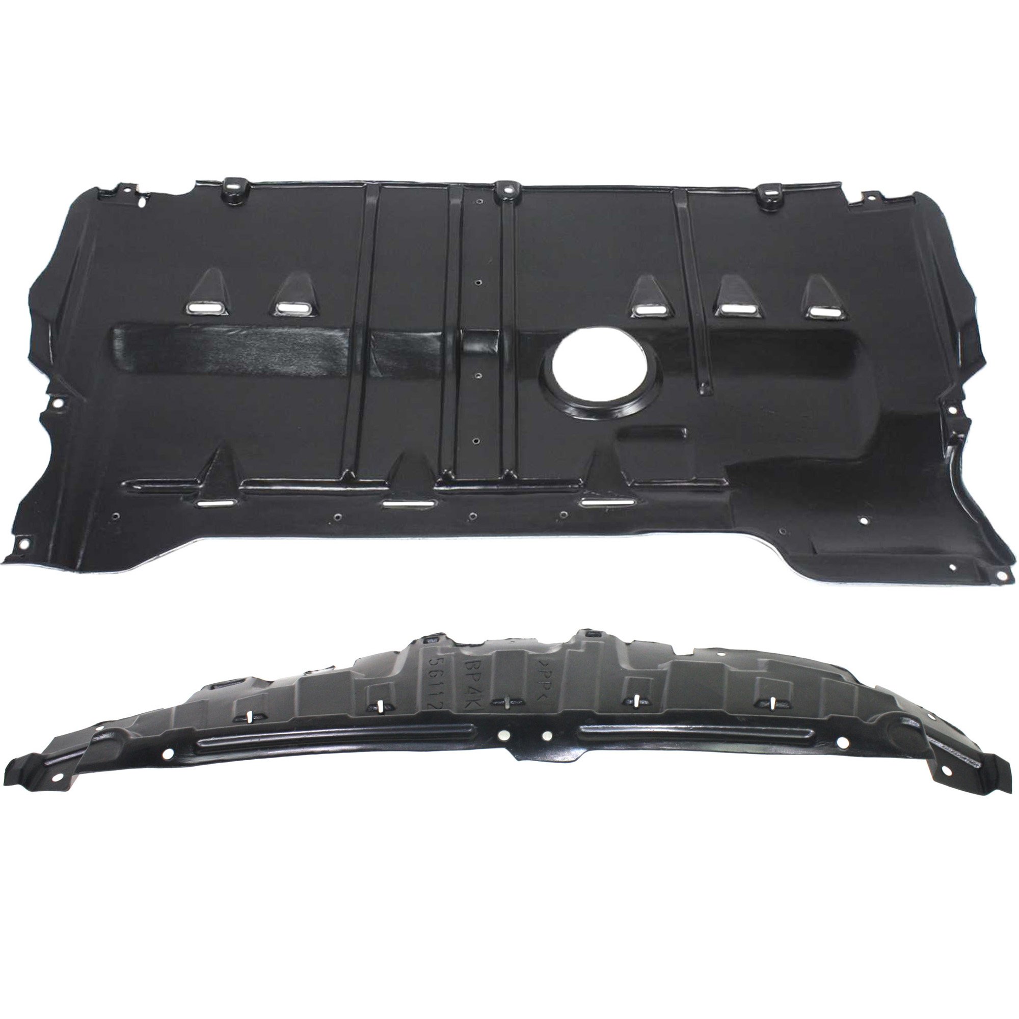 Engine Splash Shield Under Cover Set for Mazda Mazda 3 2004-2009, Front and Rear Replacement
