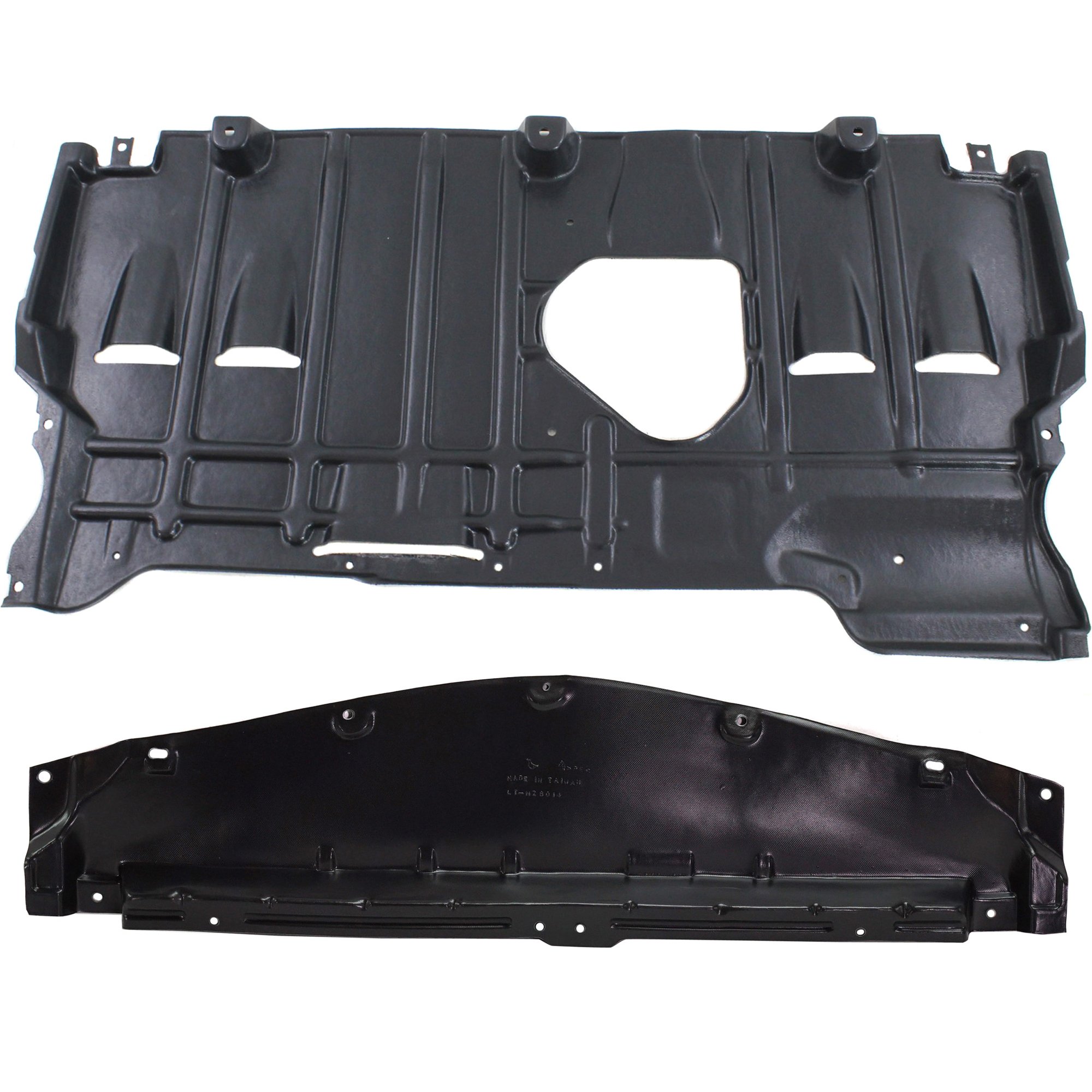 Engine Splash Shield Set for Mazda Mazda 3 2010-2013, Front and Rear Under Cover Replacement